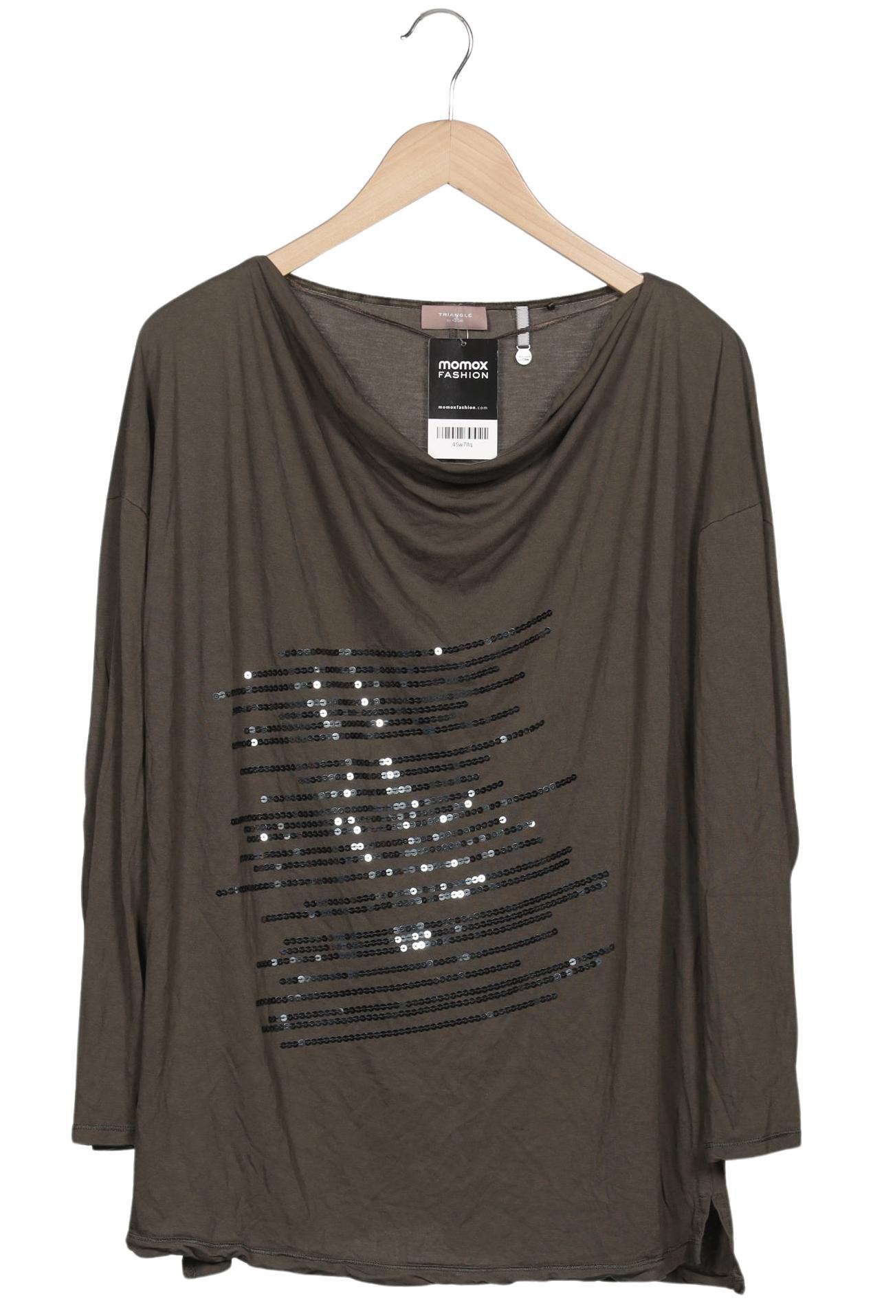 

Triangle Damen Langarmshirt, grün, Gr. 46