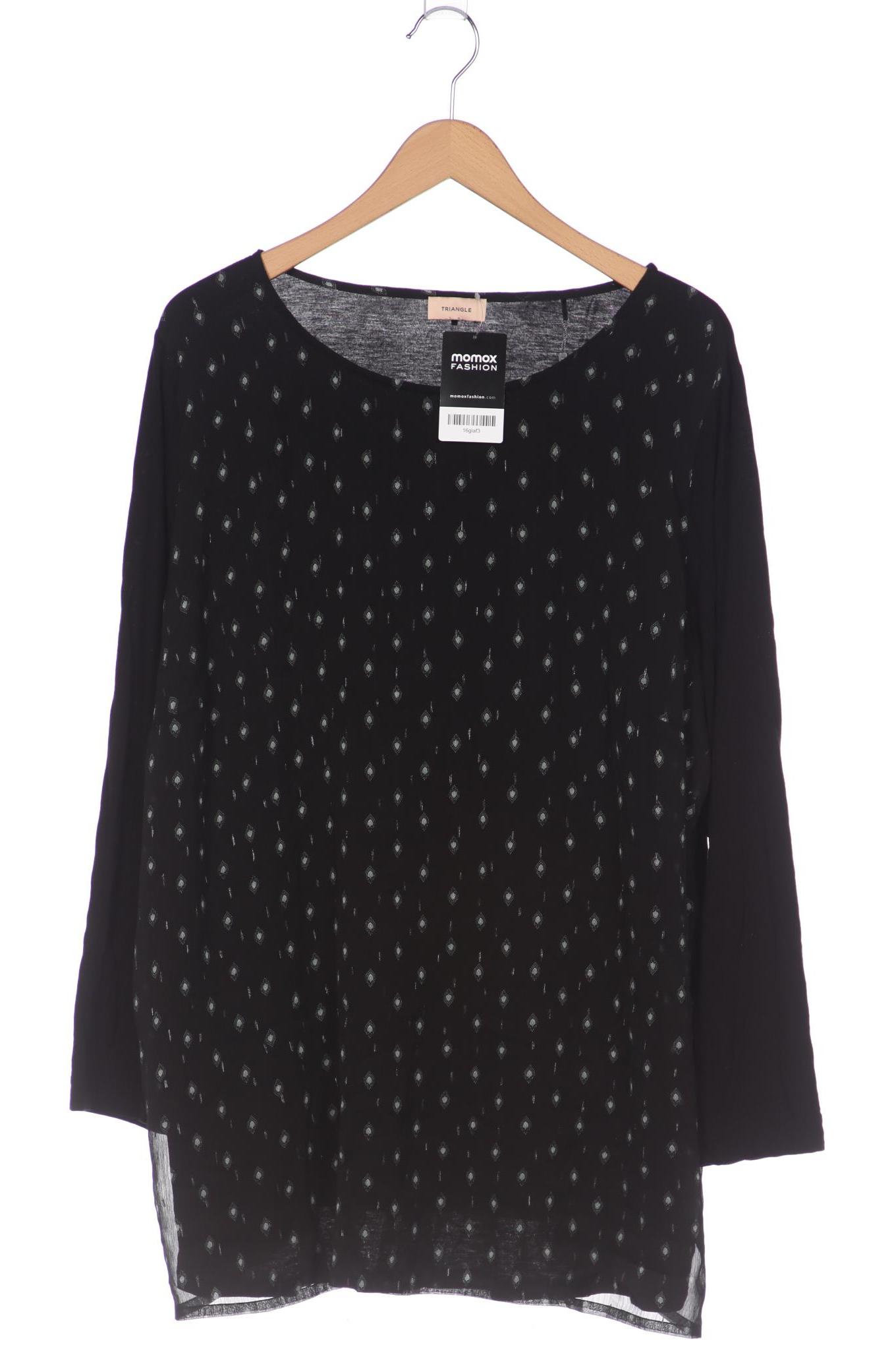 

Triangle Damen Langarmshirt, schwarz, Gr. 52
