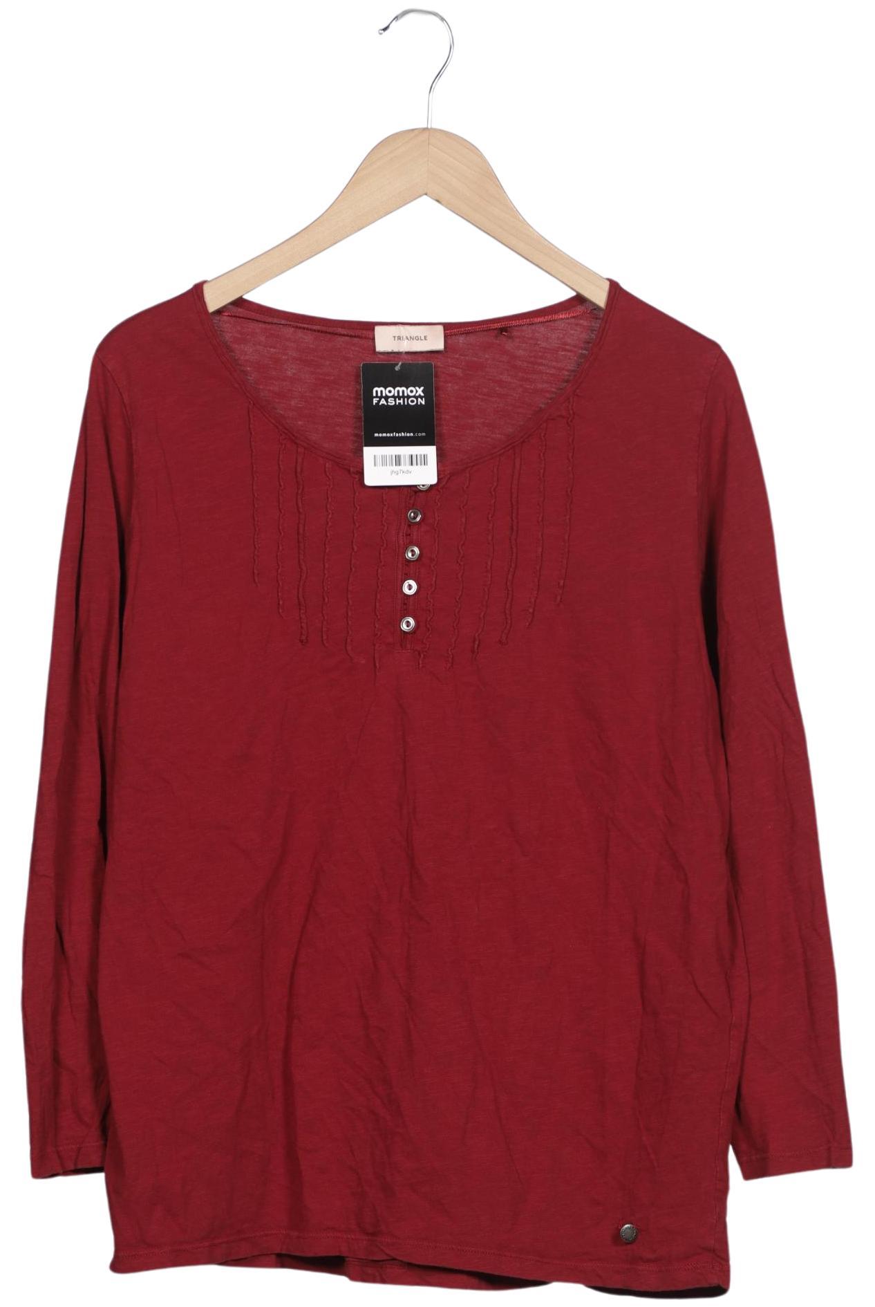 

Triangle Damen Langarmshirt, bordeaux, Gr. 46