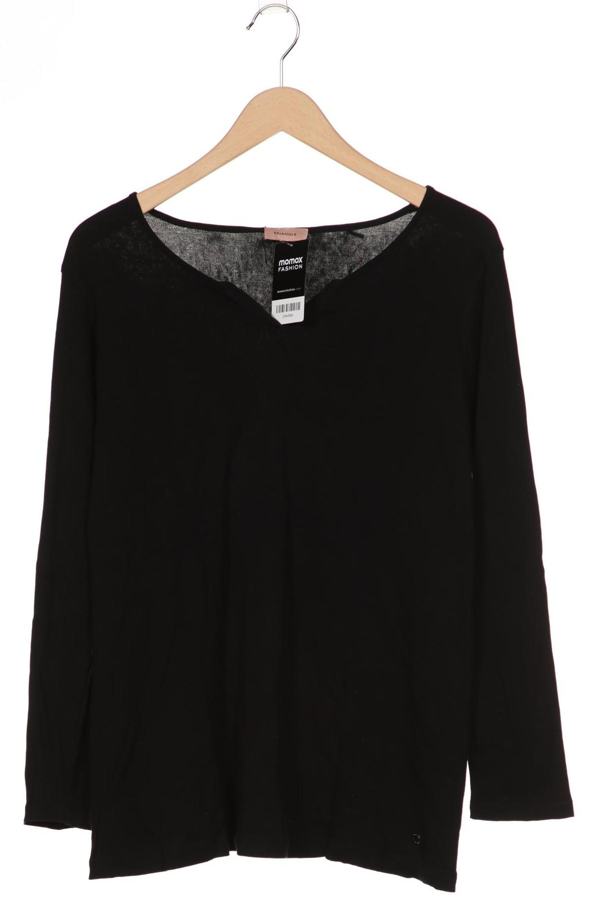 

Triangle Damen Langarmshirt, schwarz, Gr. 48