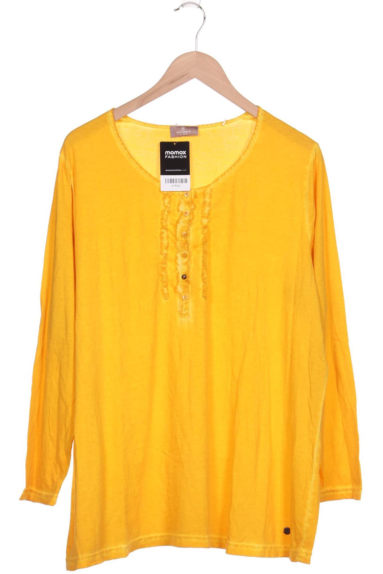 

Triangle Damen Langarmshirt, gelb, Gr. 48