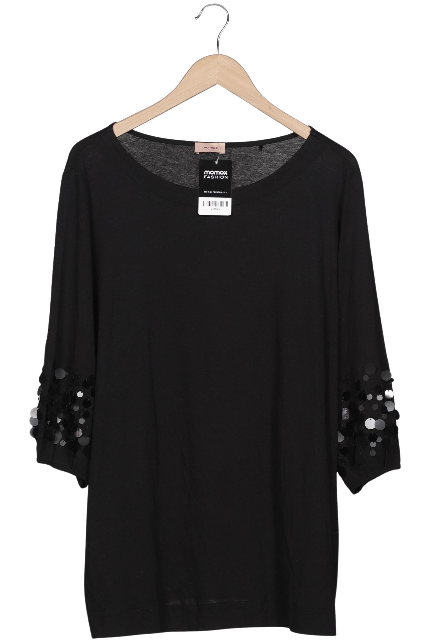 

Triangle Damen Langarmshirt, schwarz, Gr. 46