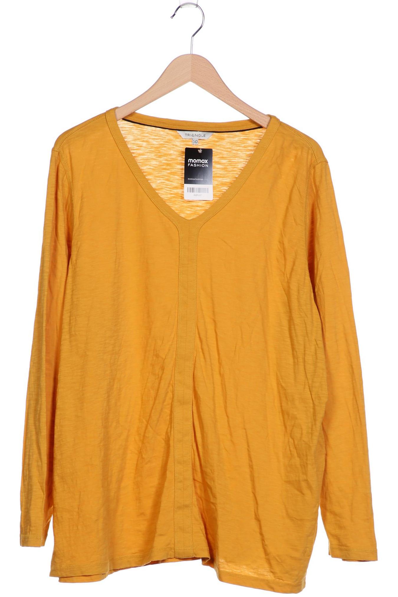 

Triangle Damen Langarmshirt, gelb, Gr. 50