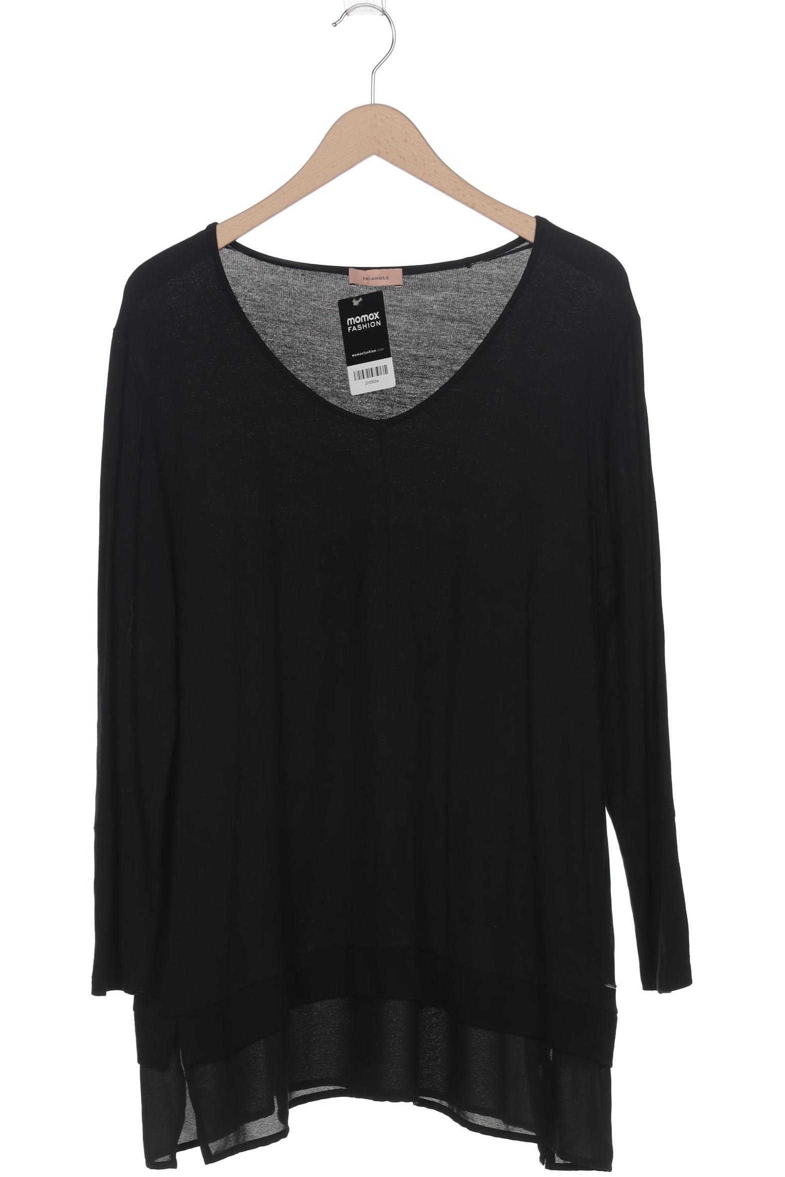 

Triangle Damen Langarmshirt, schwarz, Gr. 48