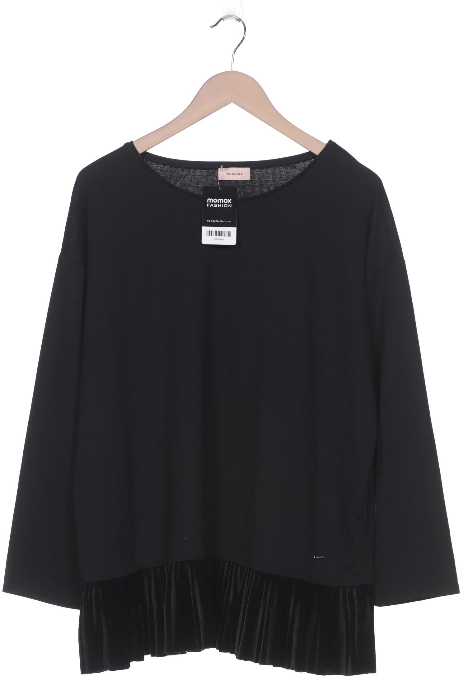 

Triangle Damen Langarmshirt, schwarz, Gr. 48