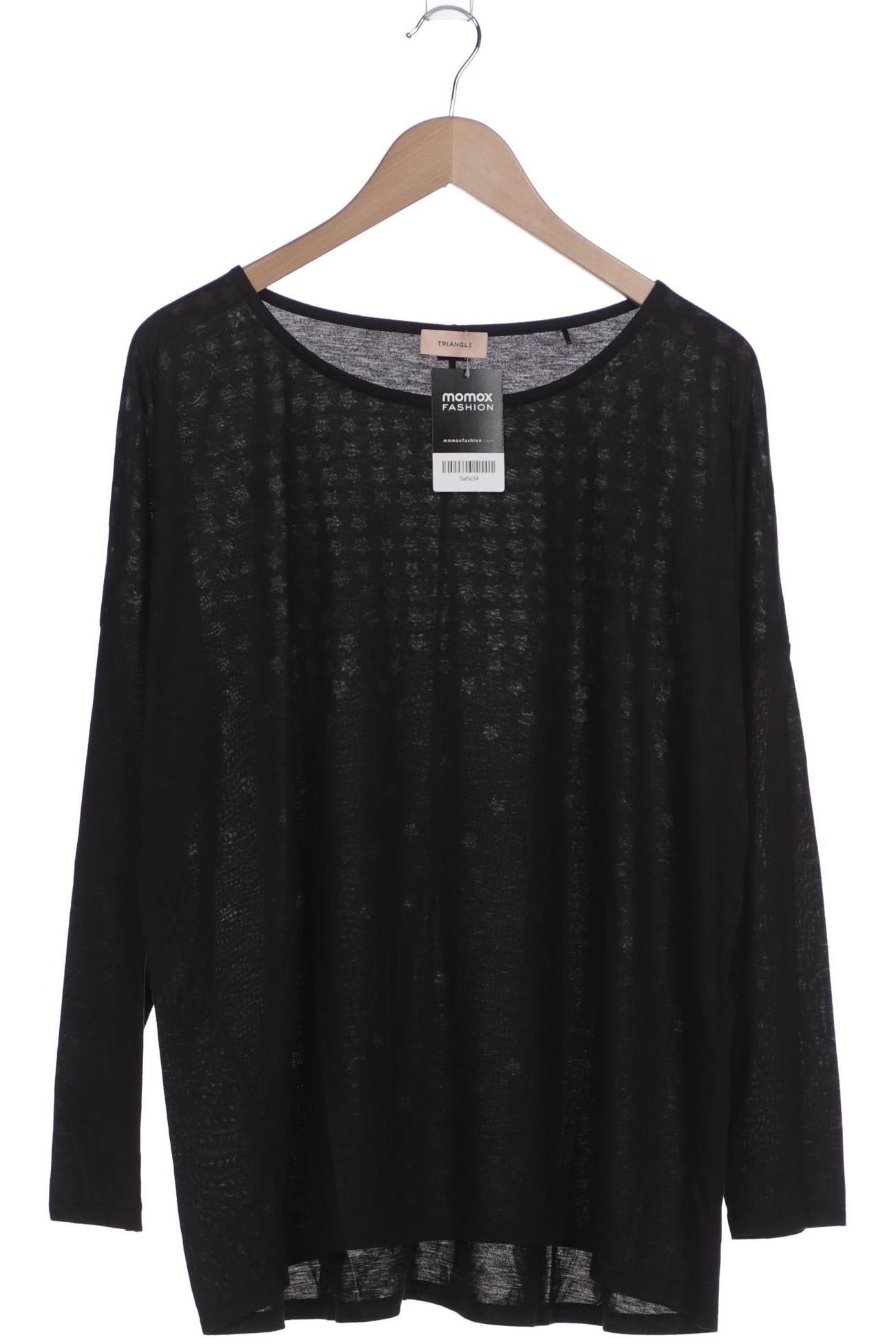 

Triangle Damen Langarmshirt, schwarz, Gr. 46