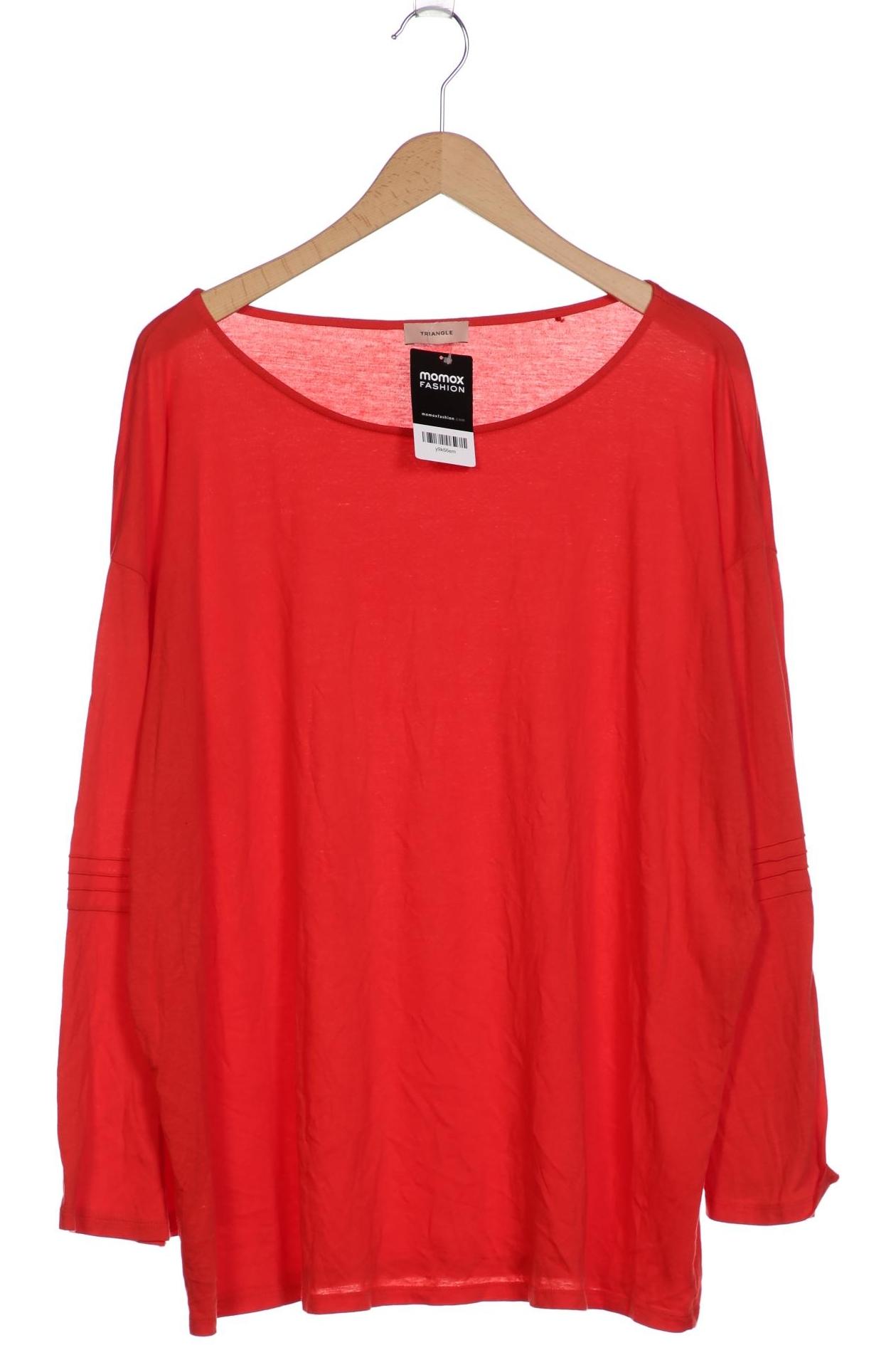 

Triangle Damen Langarmshirt, rot, Gr. 48