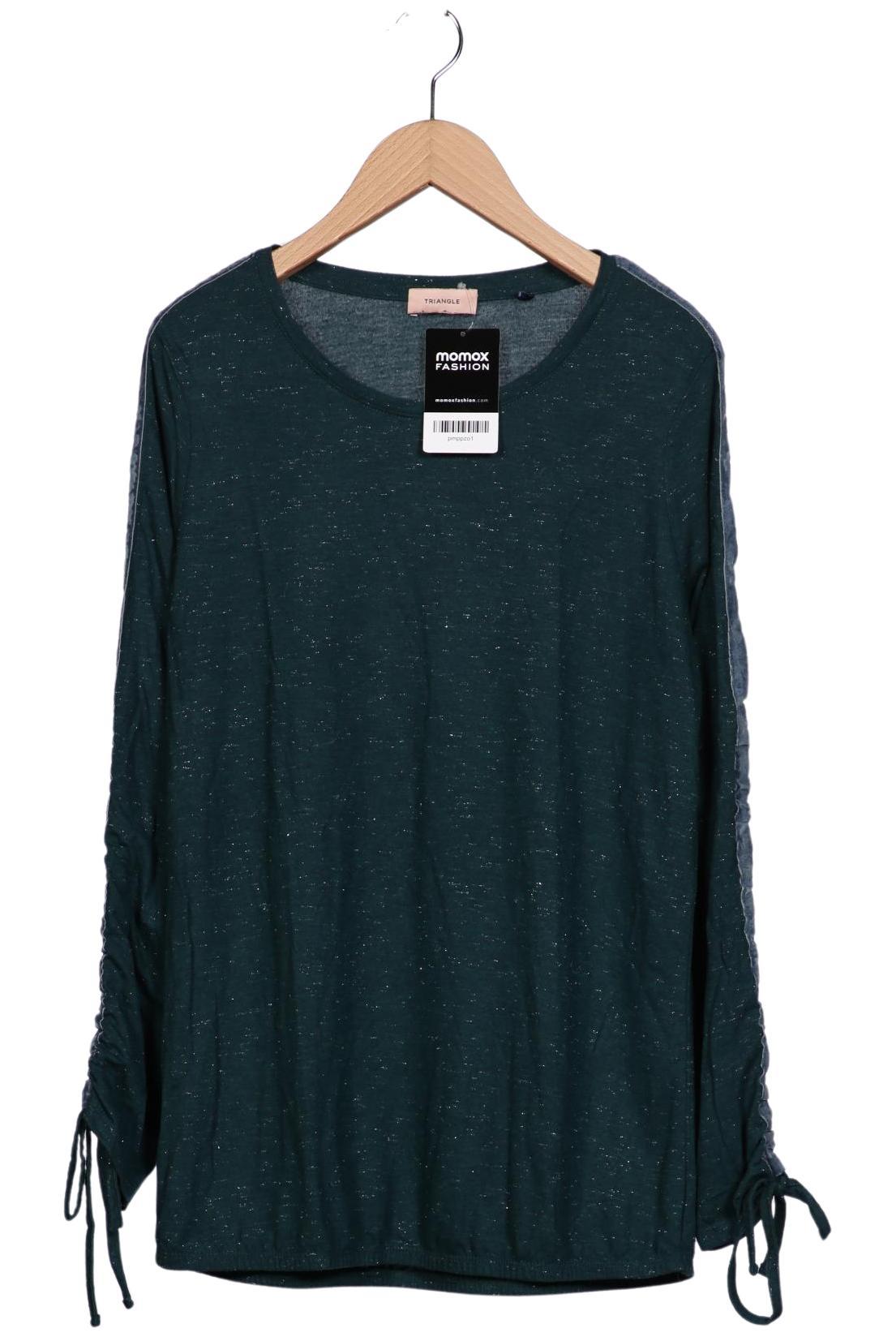 

Triangle Damen Langarmshirt, grün, Gr. 38