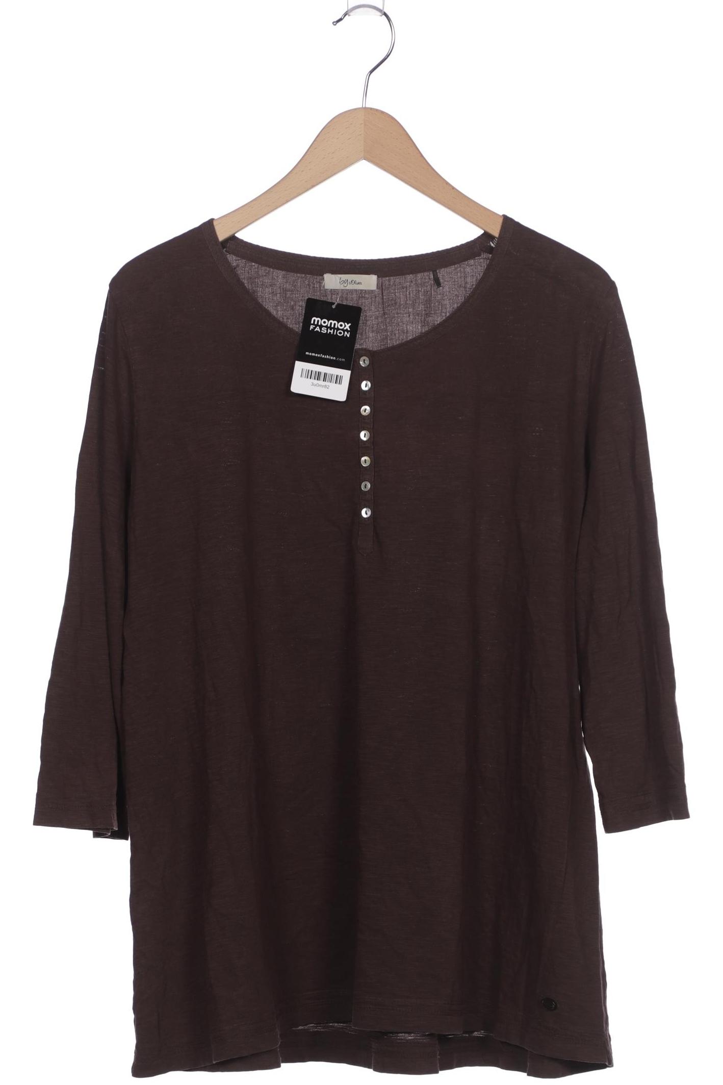 

Triangle Damen Langarmshirt, braun, Gr. 48