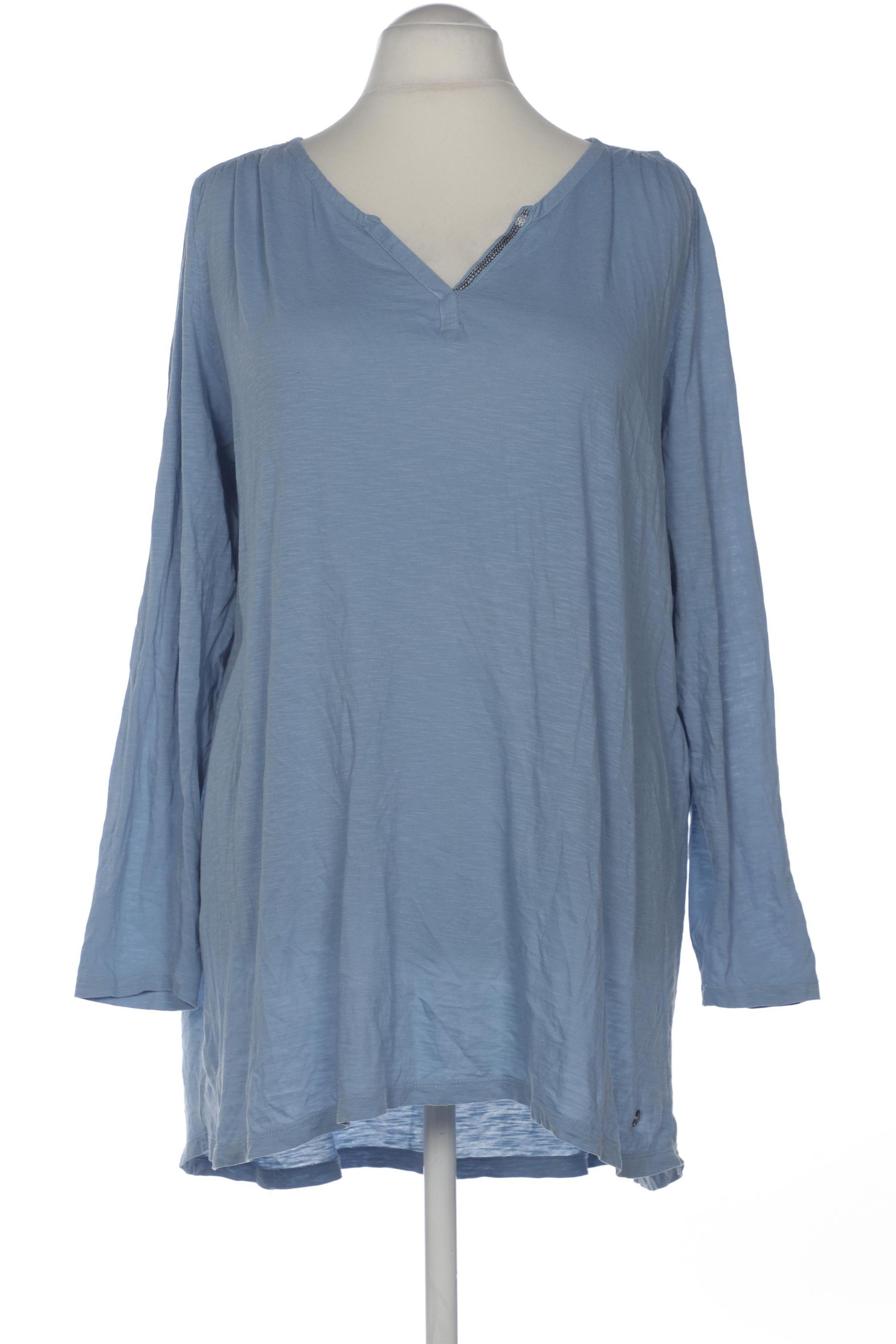 

Triangle Damen Langarmshirt, blau, Gr. 54