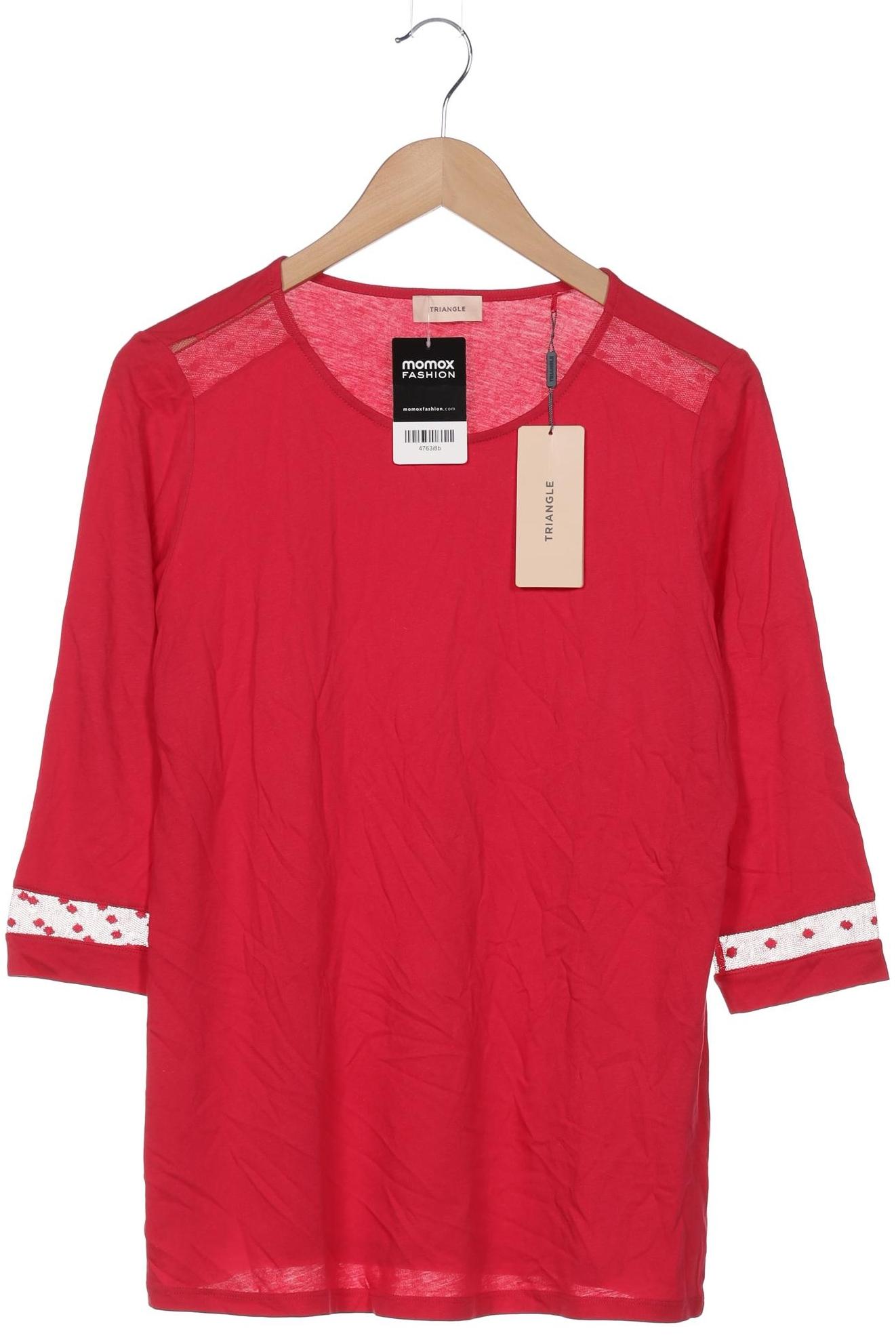 

Triangle Damen Langarmshirt, rot, Gr. 38