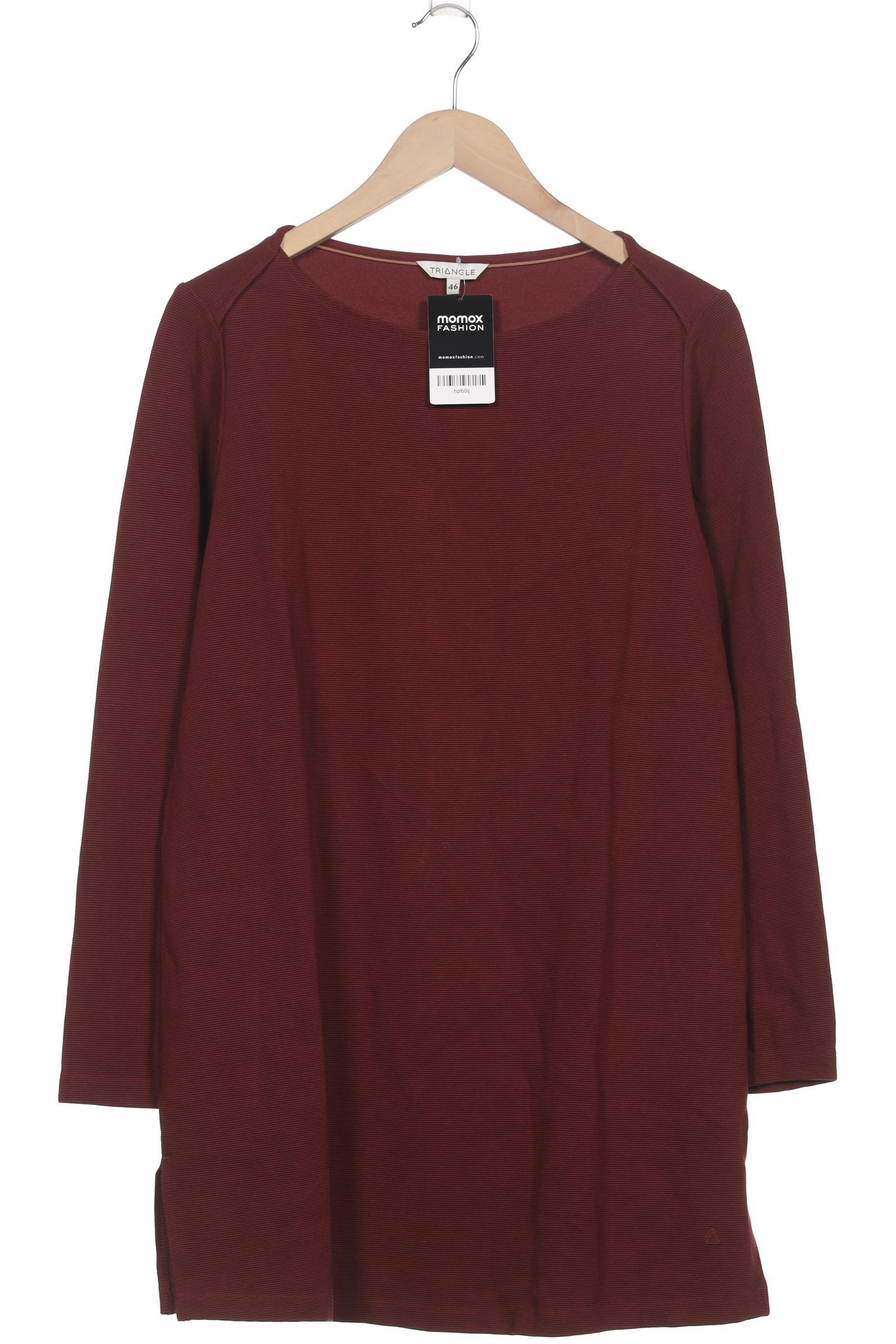 

Triangle Damen Langarmshirt, bordeaux, Gr. 46