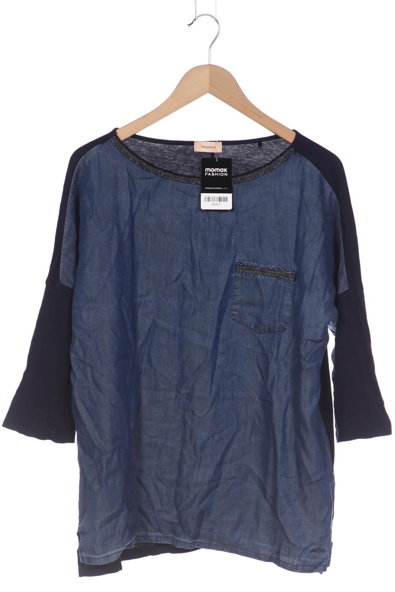 

Triangle Damen Langarmshirt, marineblau, Gr. 42