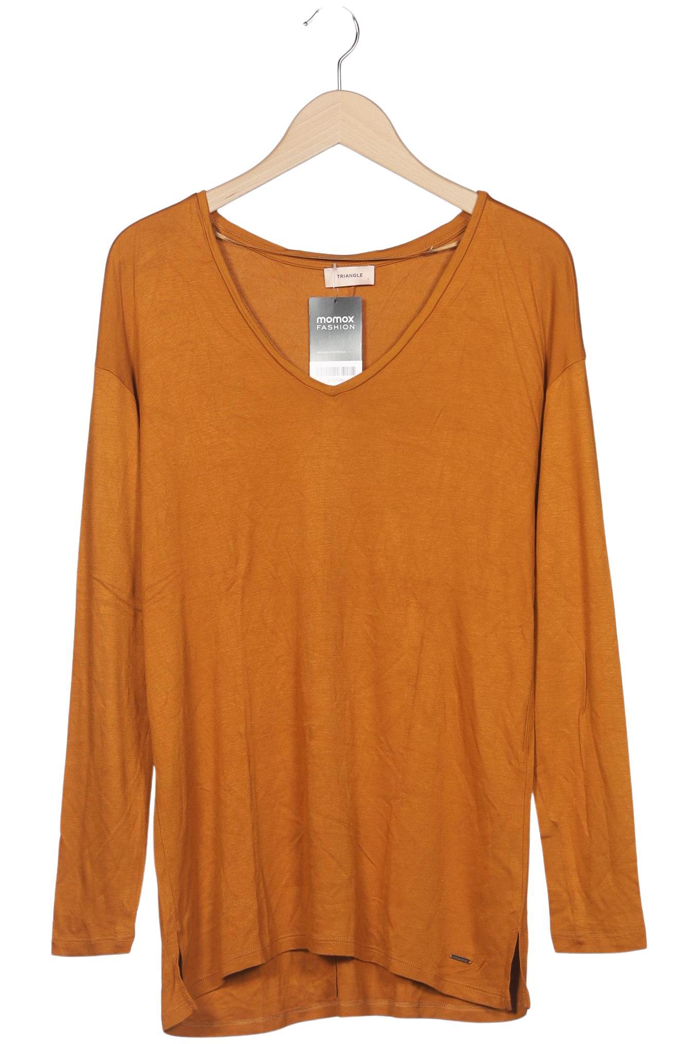 

Triangle Damen Langarmshirt, orange, Gr. 42
