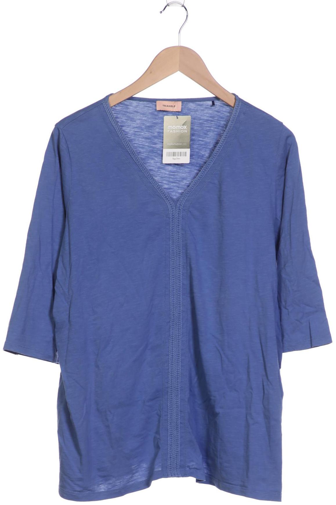 

Triangle Damen Langarmshirt, blau, Gr. 52