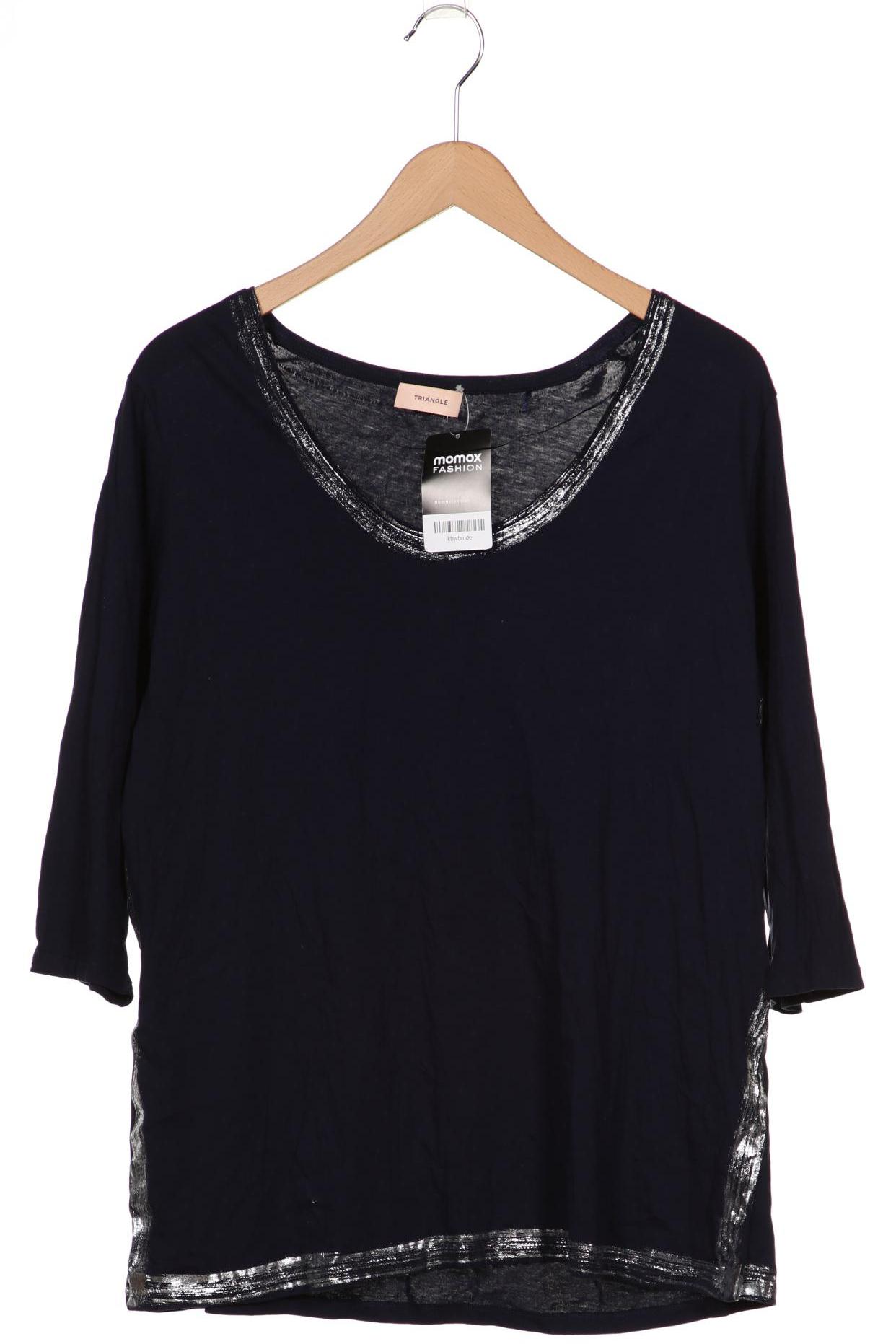 

Triangle Damen Langarmshirt, marineblau, Gr. 46