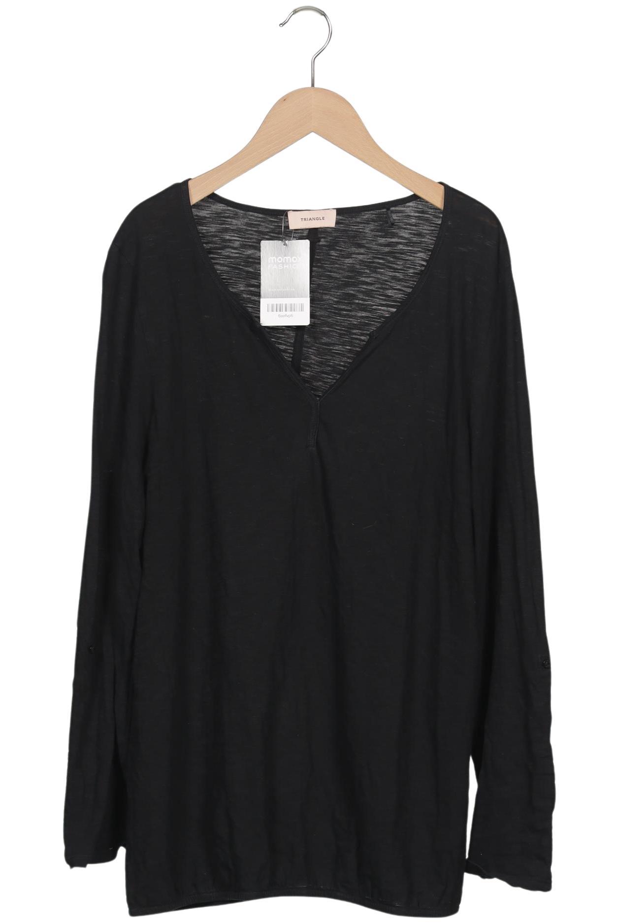 

Triangle Damen Langarmshirt, schwarz, Gr. 42