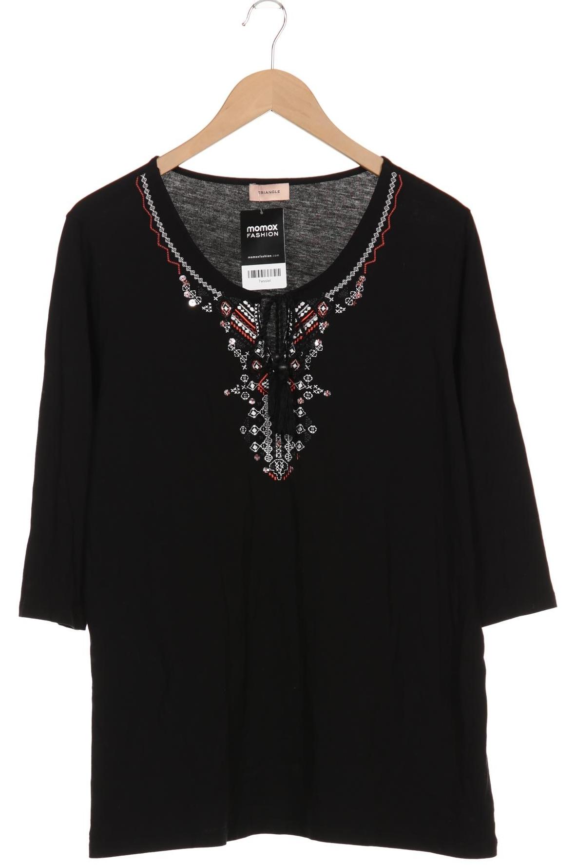 

Triangle Damen Langarmshirt, schwarz, Gr. 44