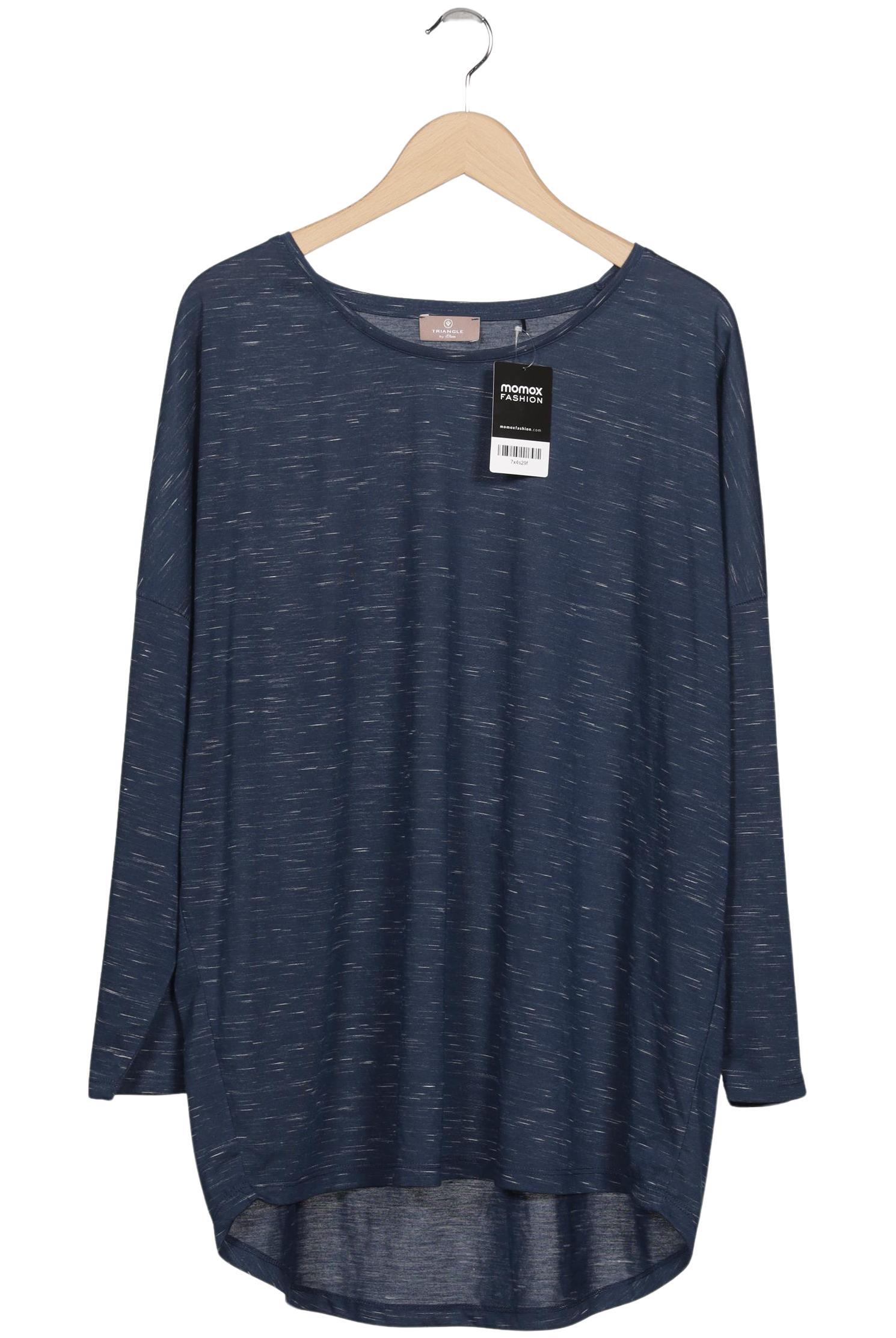 

Triangle Damen Langarmshirt, marineblau, Gr. 50