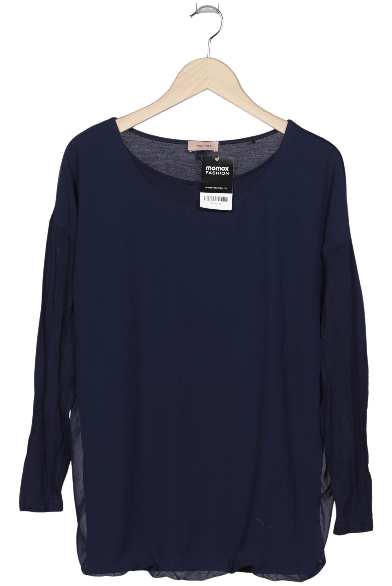 

Triangle Damen Langarmshirt, marineblau, Gr. 44