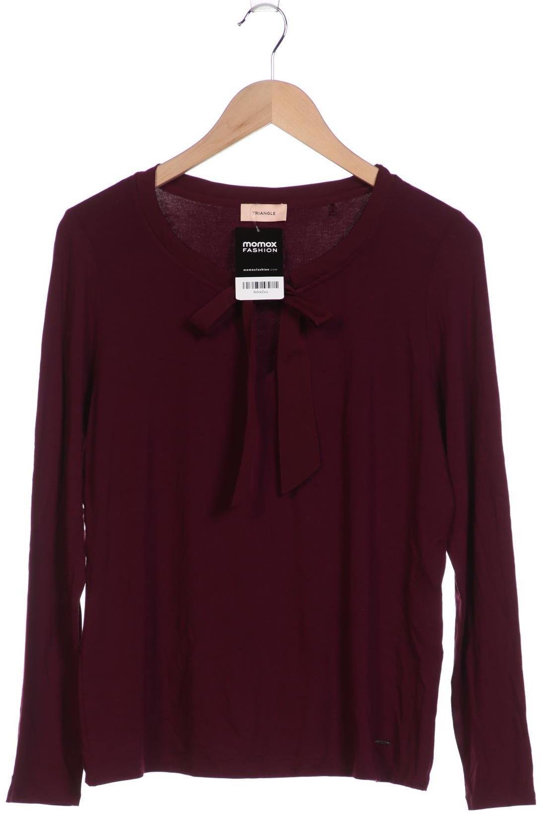 

Triangle Damen Langarmshirt, bordeaux, Gr. 42