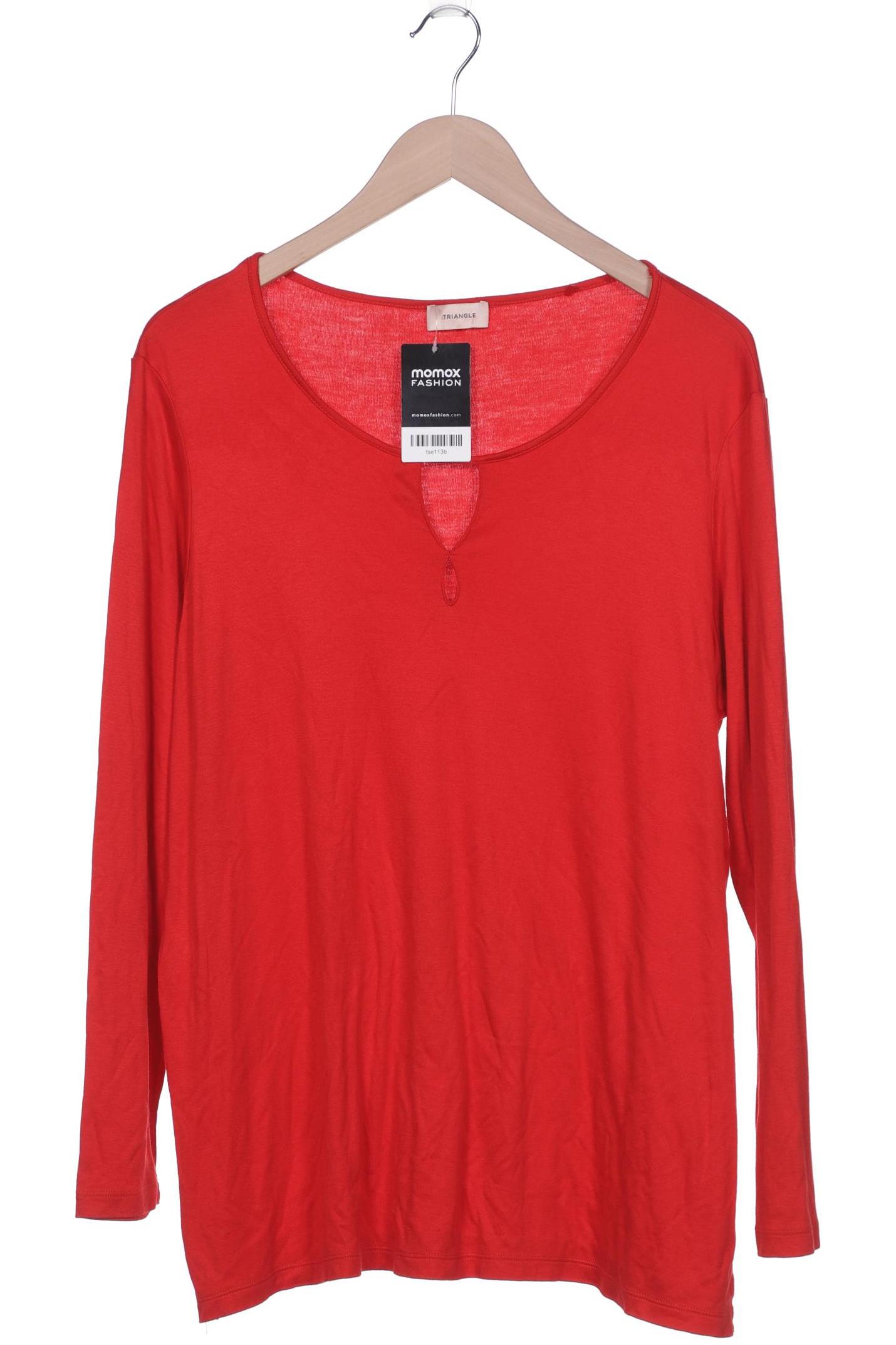 

Triangle Damen Langarmshirt, rot, Gr. 48