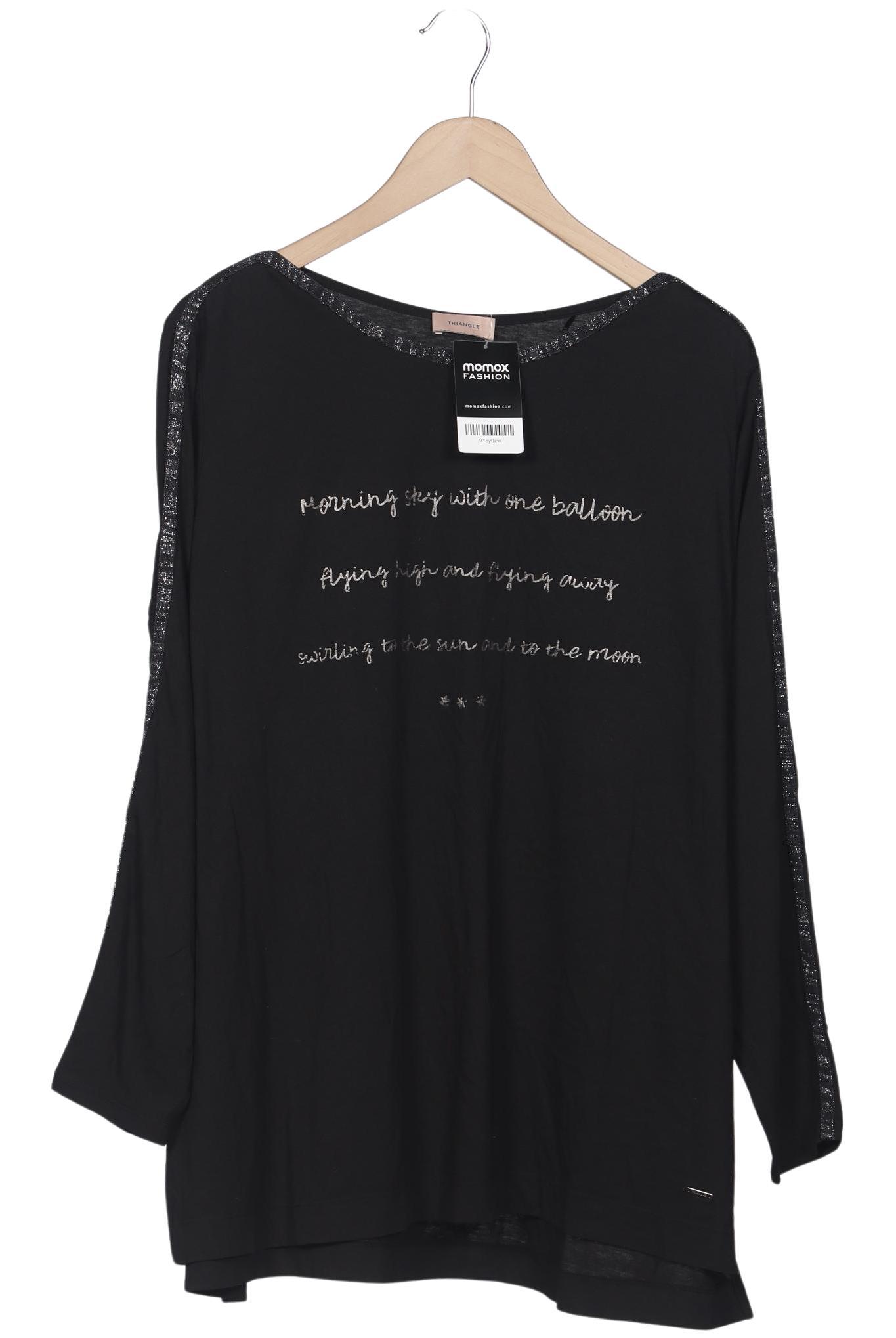 

Triangle Damen Langarmshirt, schwarz, Gr. 50