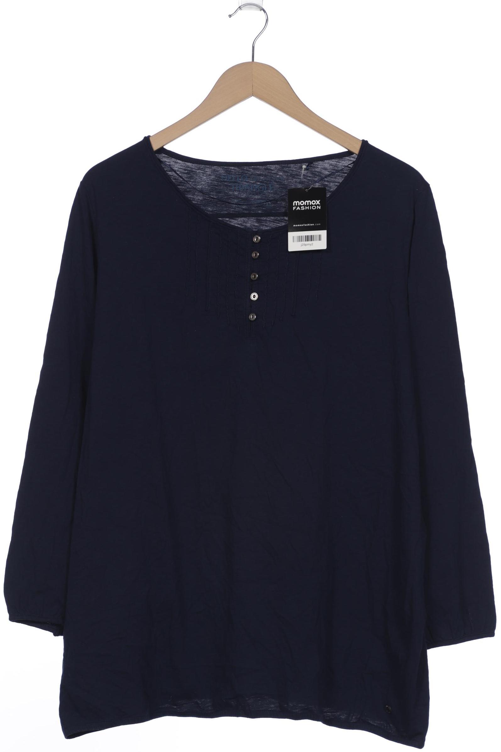 

Triangle Damen Langarmshirt, marineblau, Gr. 52
