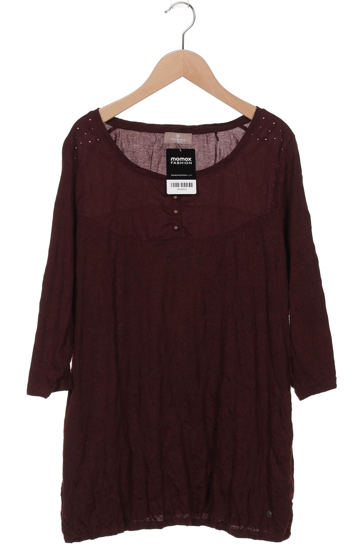 

Triangle Damen Langarmshirt, bordeaux, Gr. 42