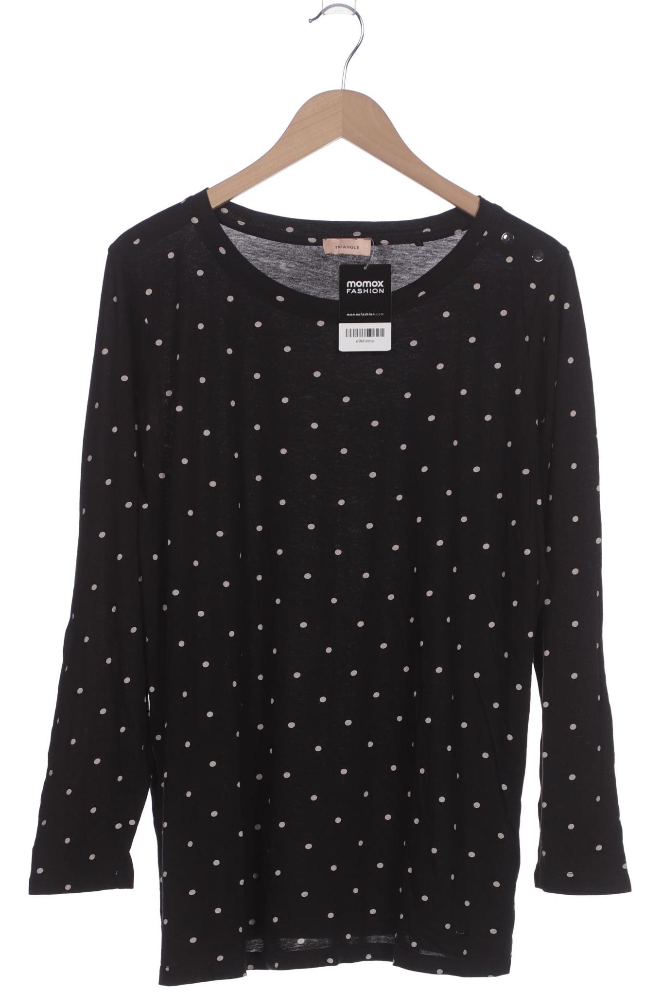 

Triangle Damen Langarmshirt, schwarz, Gr. 46