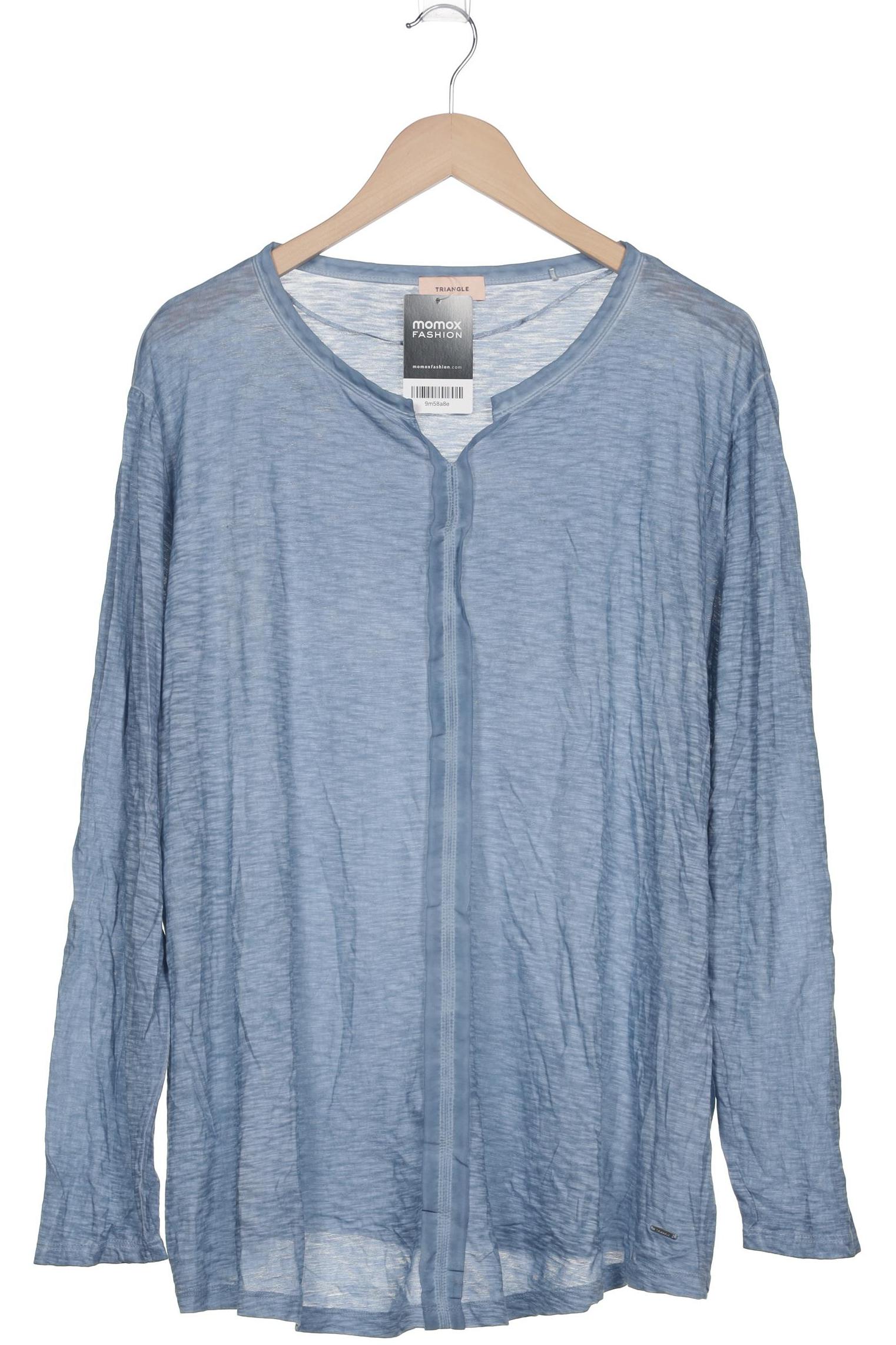 

Triangle Damen Langarmshirt, blau, Gr. 52