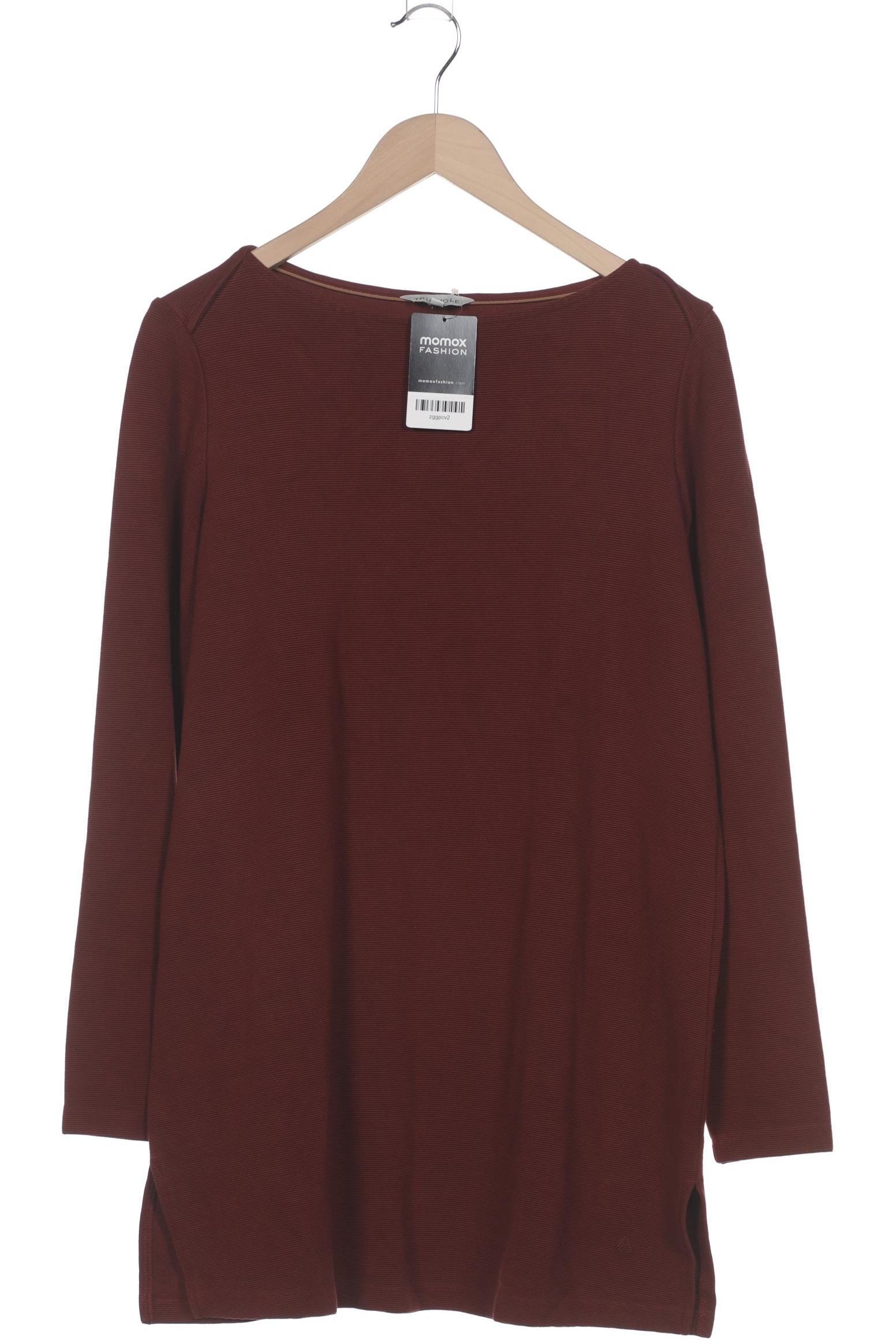 

Triangle Damen Langarmshirt, bordeaux, Gr. 44