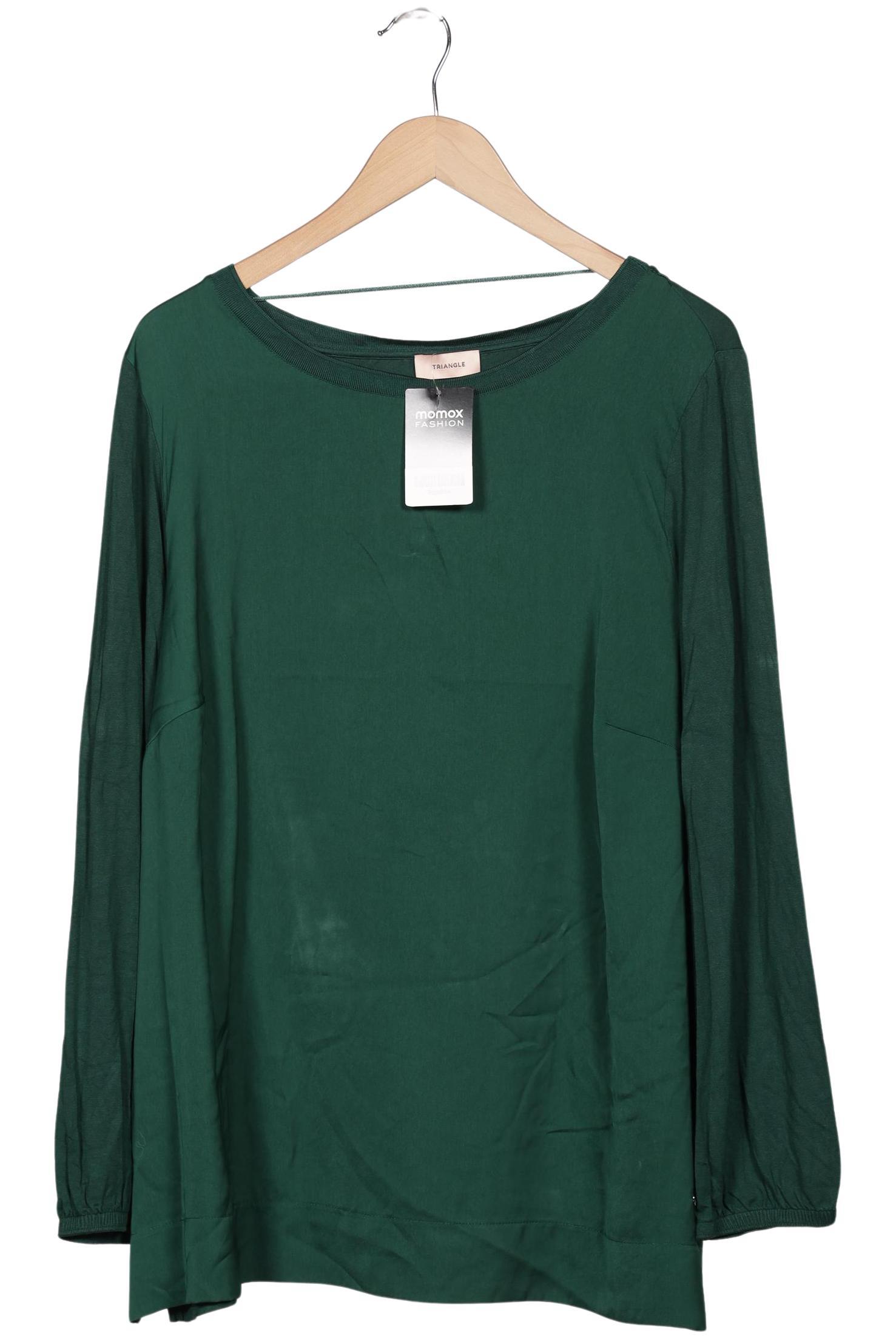 

Triangle Damen Langarmshirt, grün, Gr. 48