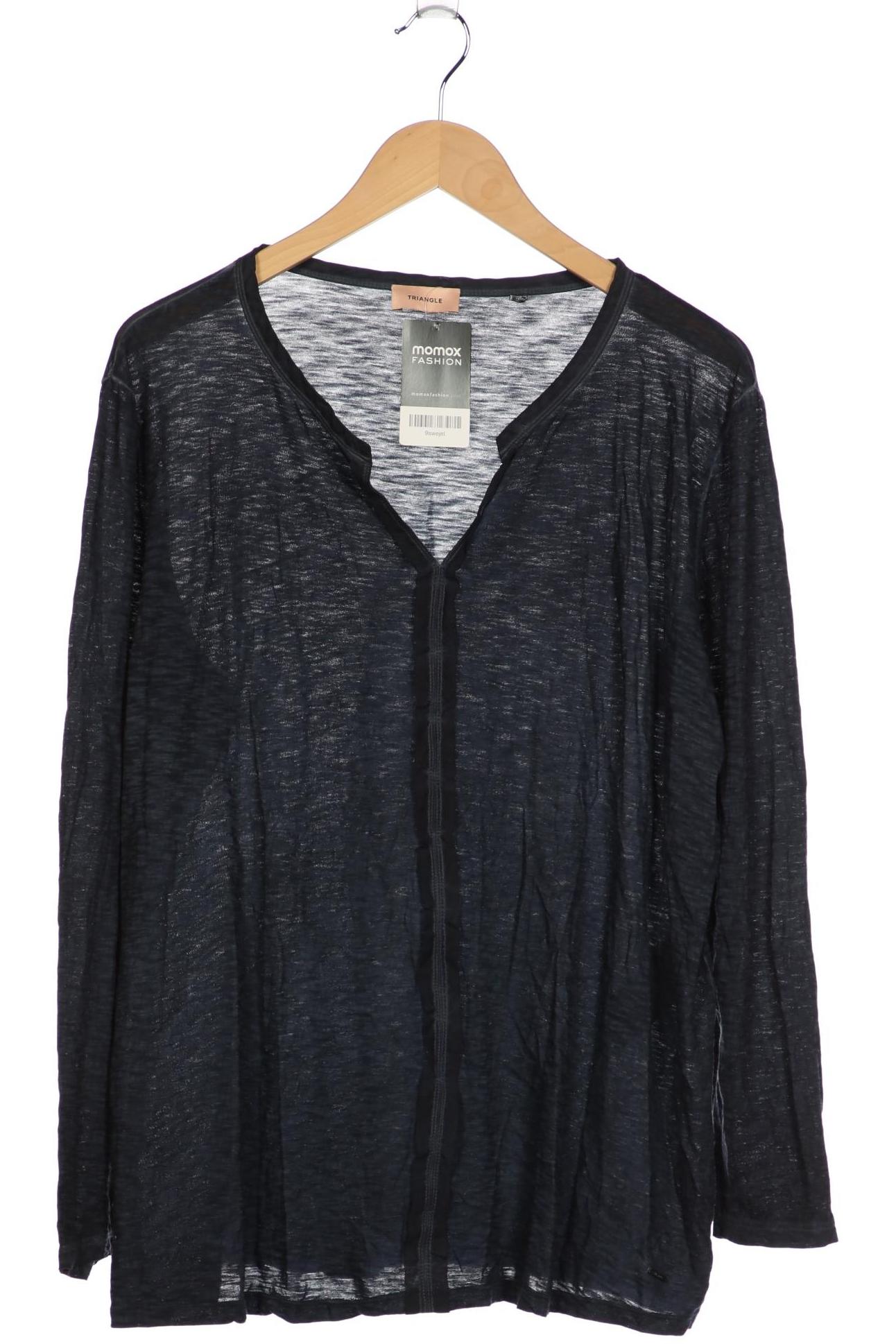 

Triangle Damen Langarmshirt, marineblau, Gr. 48