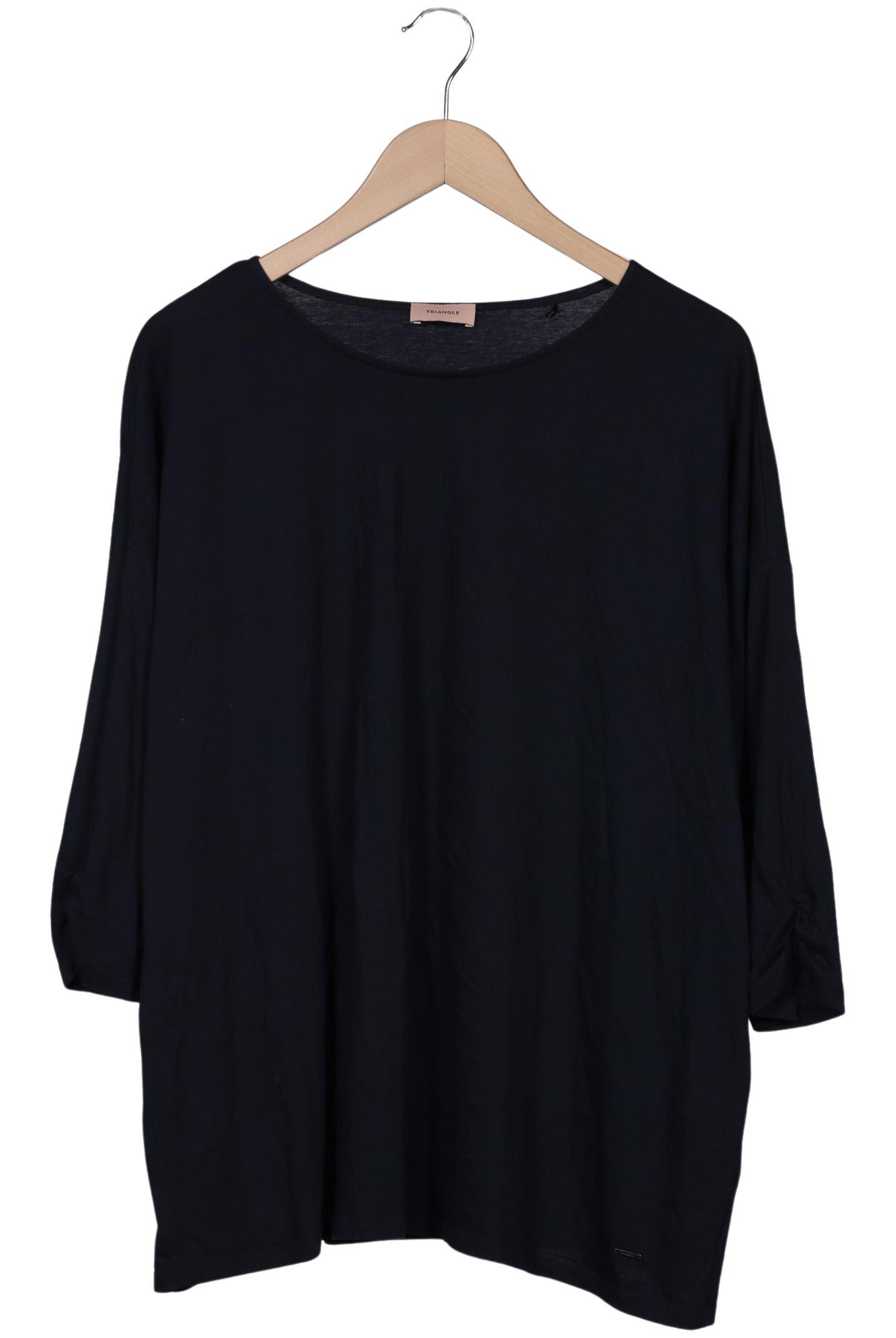 

Triangle Damen Langarmshirt, marineblau, Gr. 52