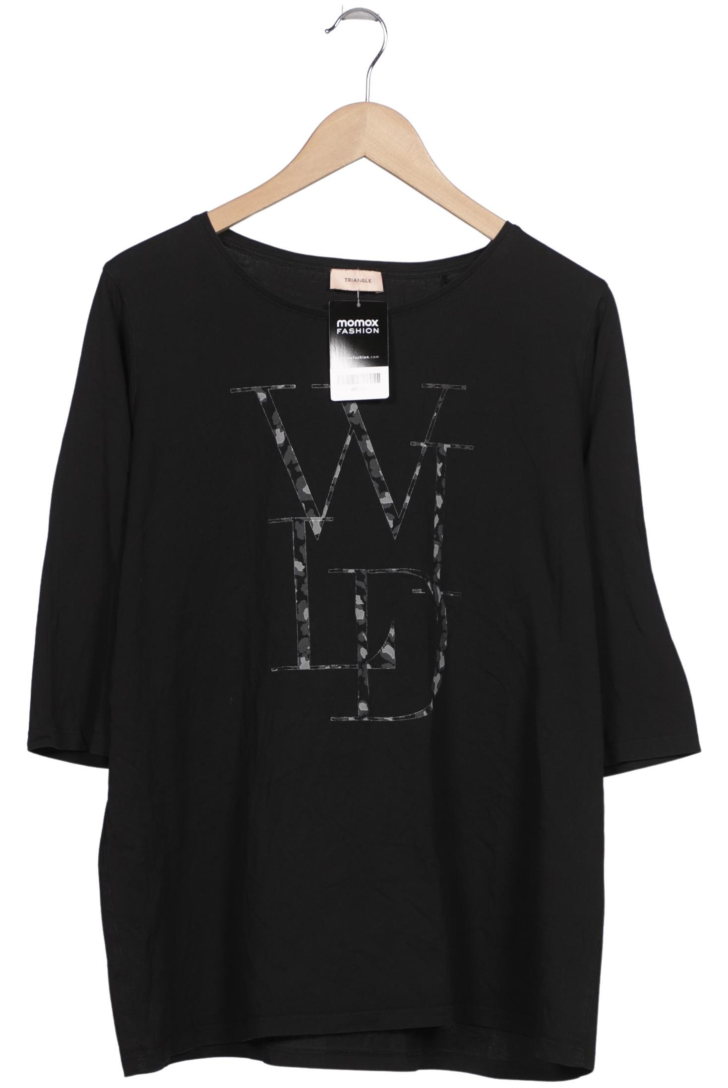 

Triangle Damen Langarmshirt, schwarz, Gr. 48