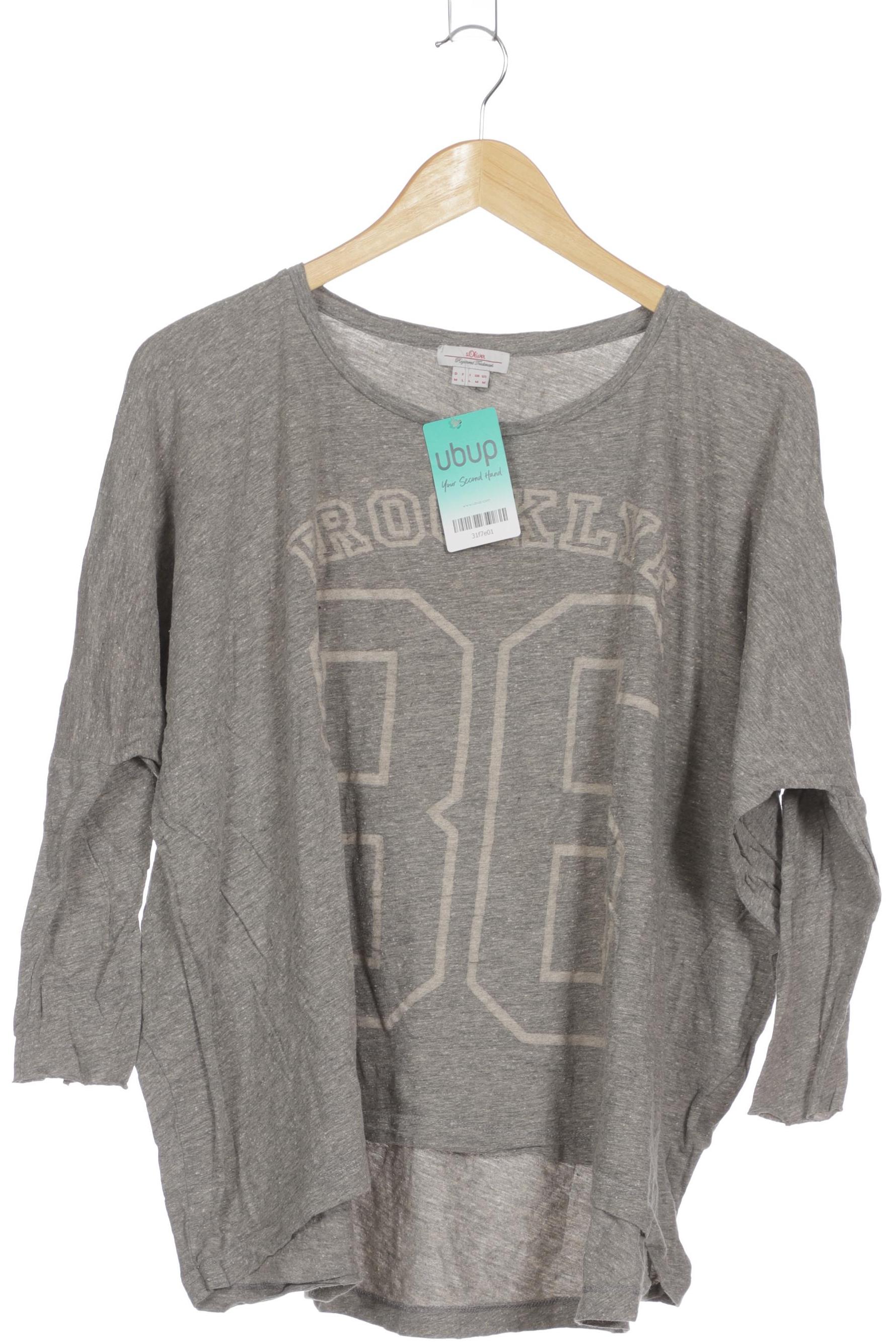 

Triangle Damen Langarmshirt, grau, Gr. 38