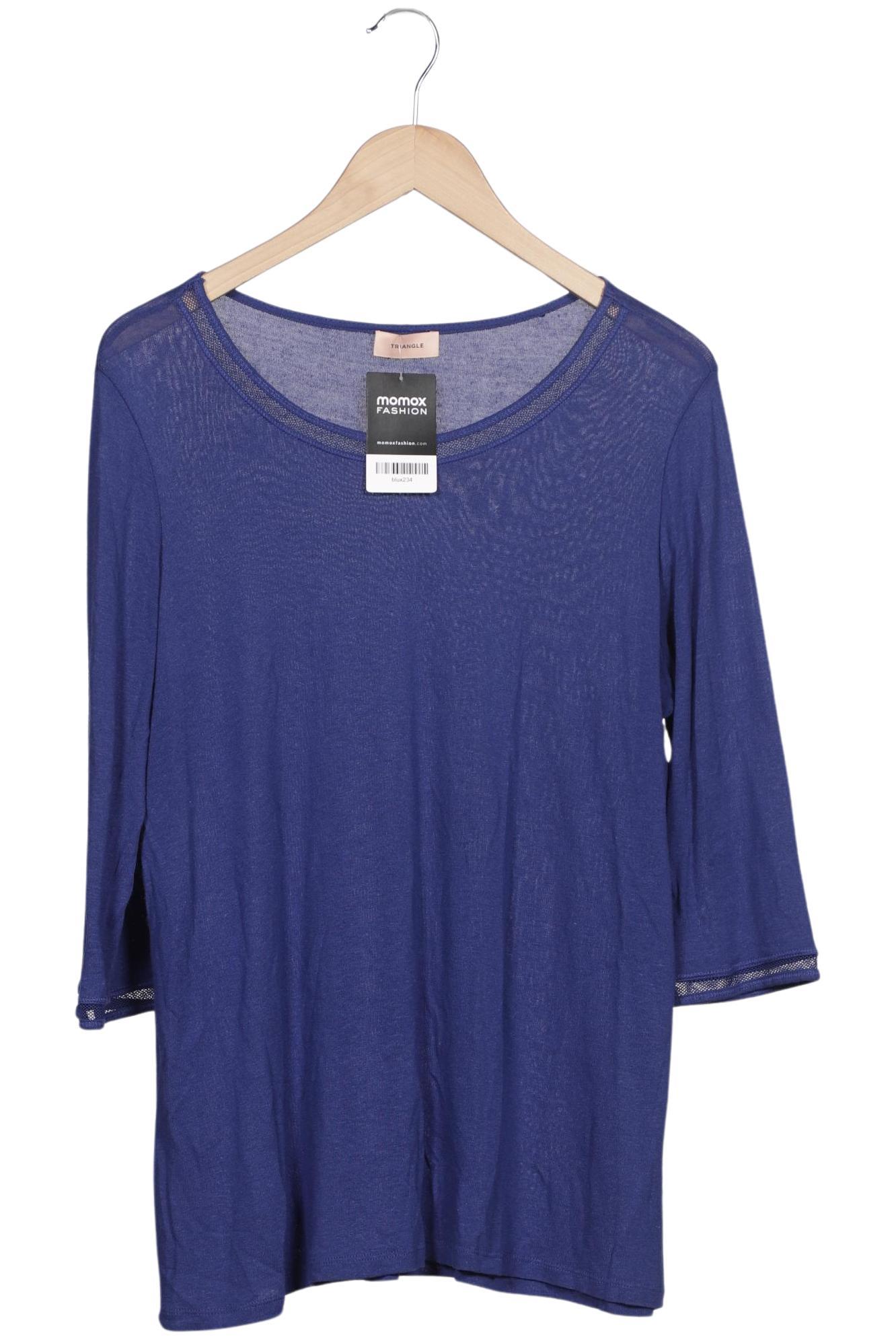 

Triangle Damen Langarmshirt, blau, Gr. 44