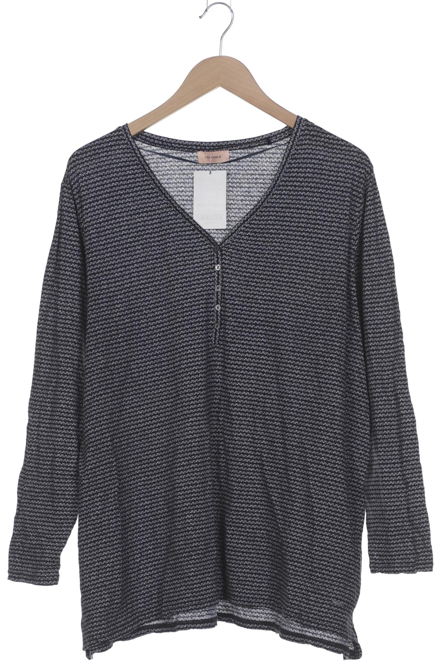 

Triangle Damen Langarmshirt, marineblau, Gr. 52