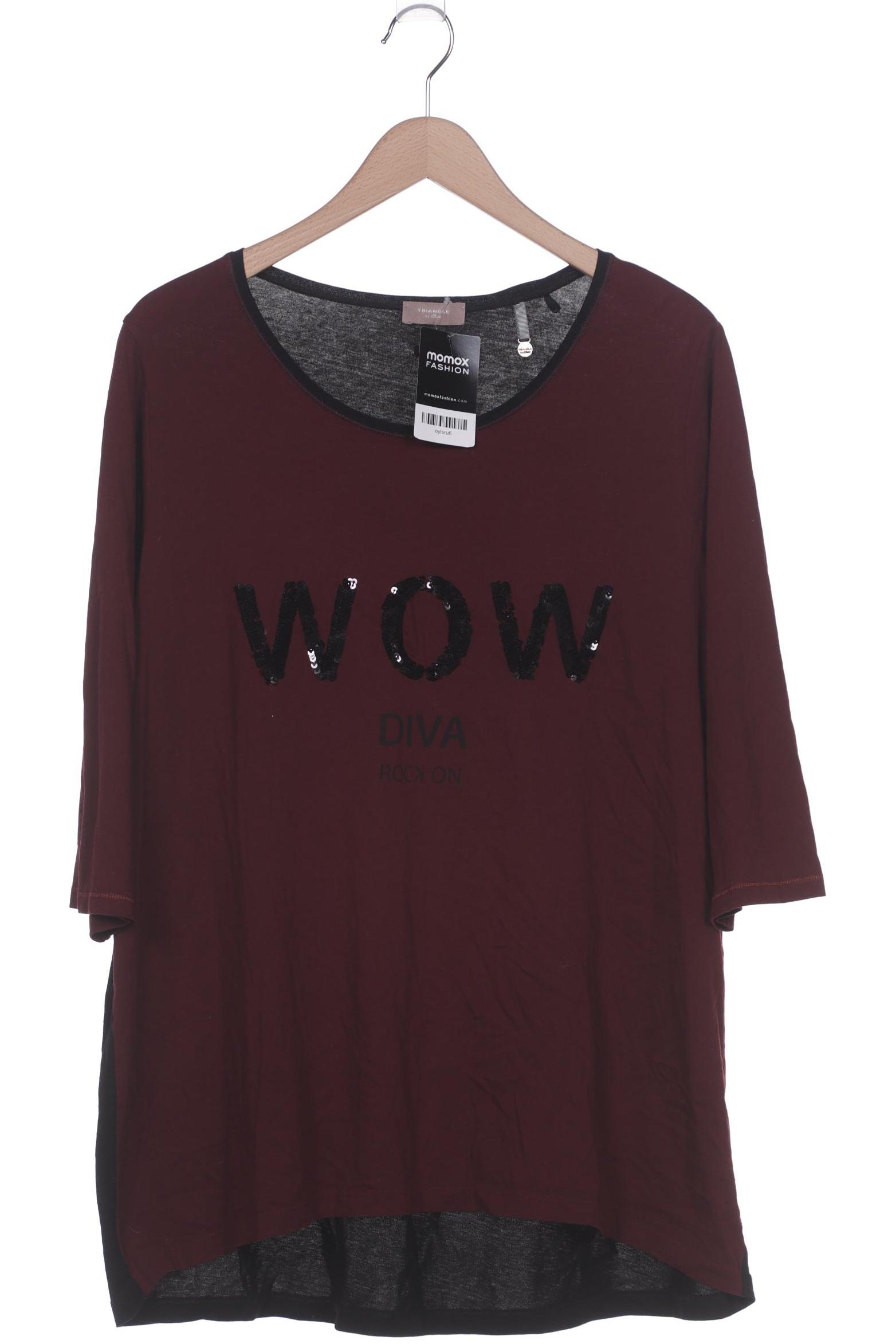 

Triangle Damen Langarmshirt, bordeaux, Gr. 50