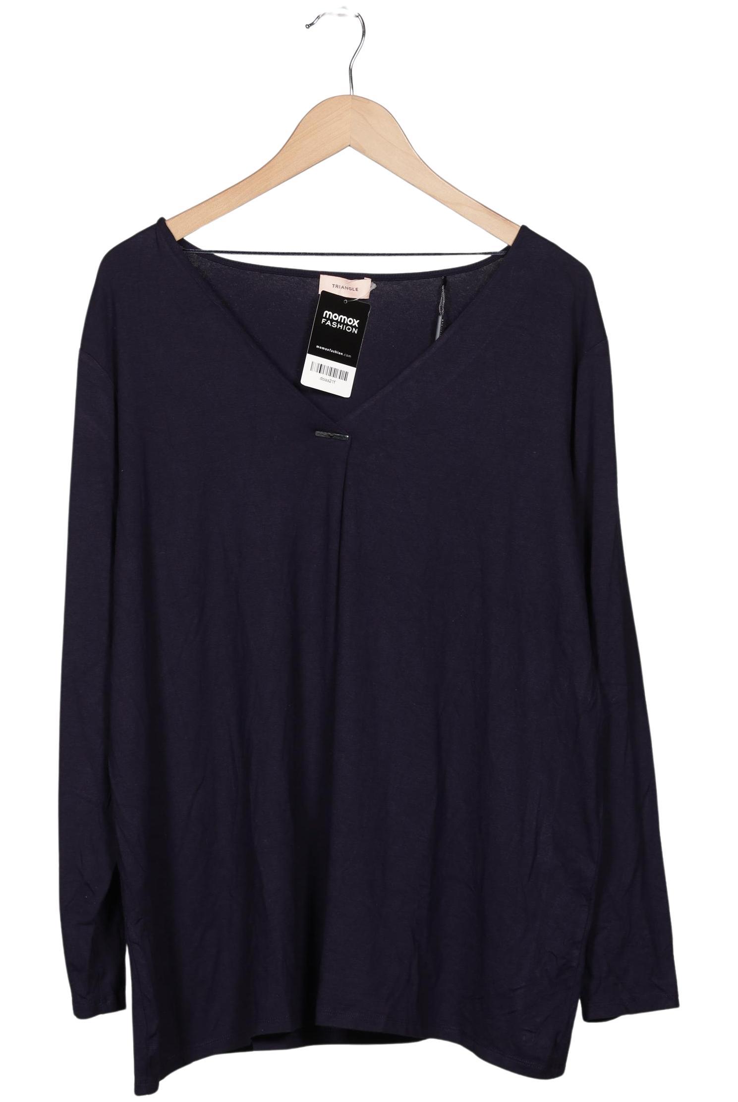 

Triangle Damen Langarmshirt, marineblau, Gr. 48