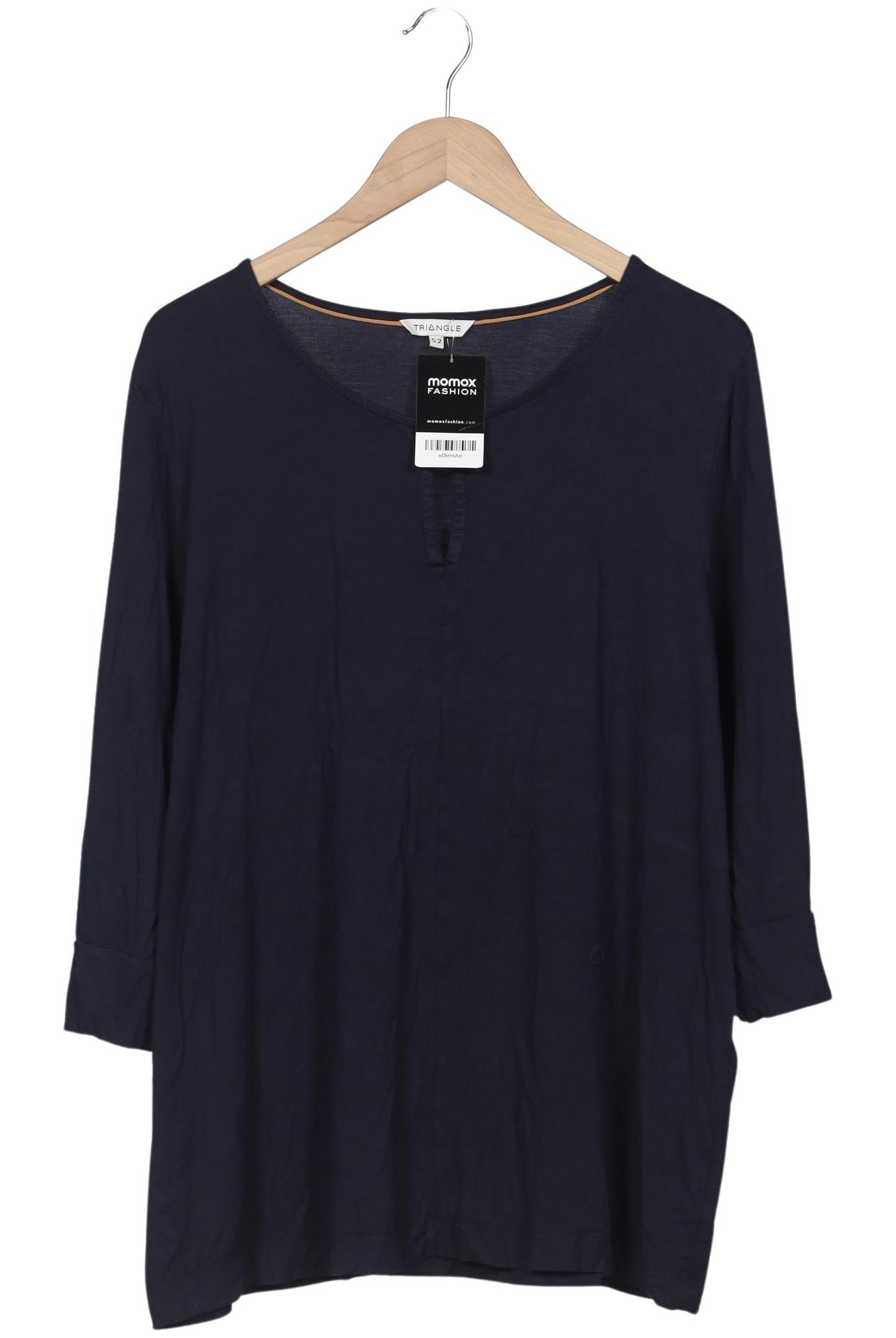 

Triangle Damen Langarmshirt, marineblau, Gr. 52