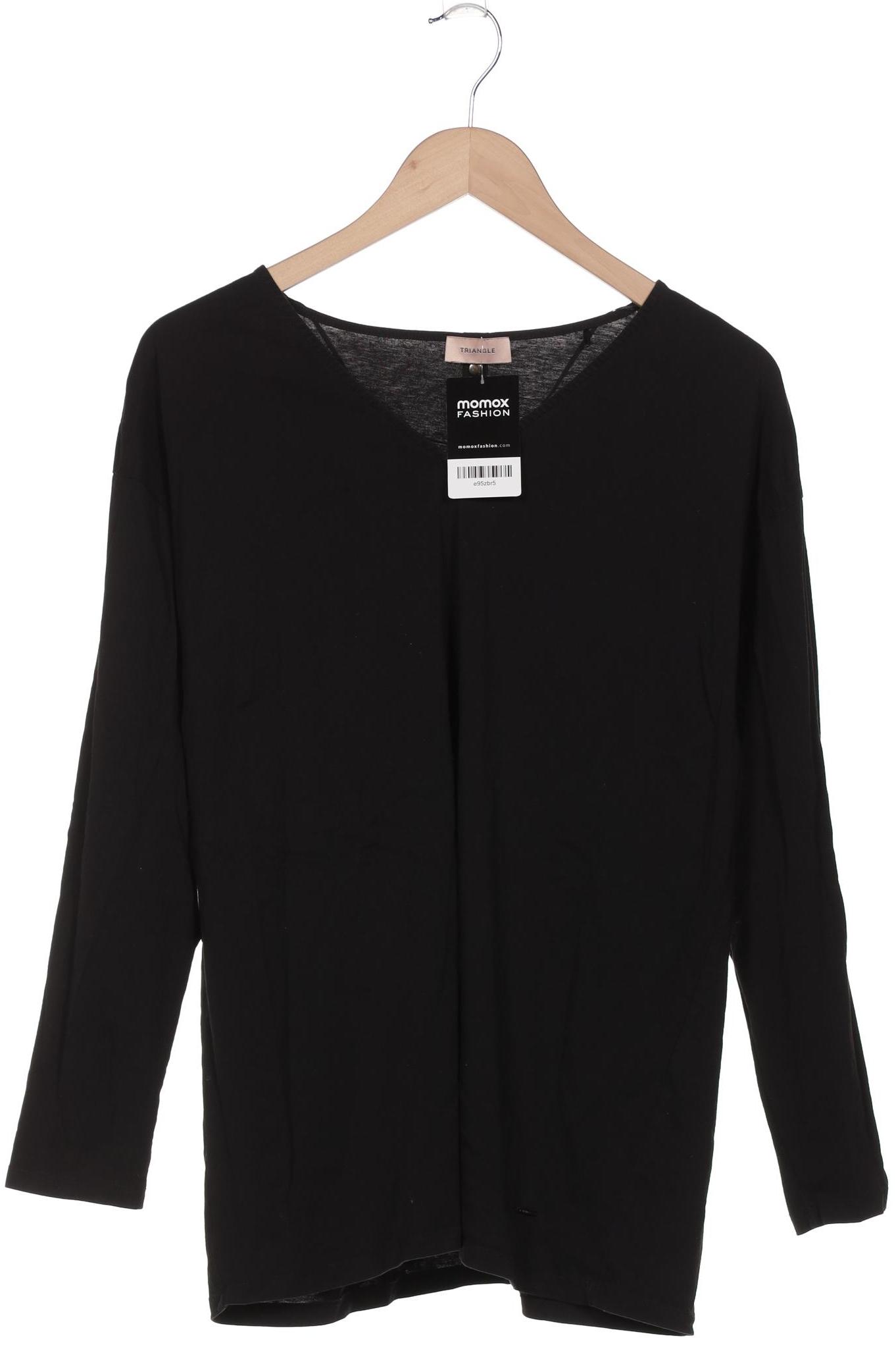 

Triangle Damen Langarmshirt, schwarz, Gr. 44