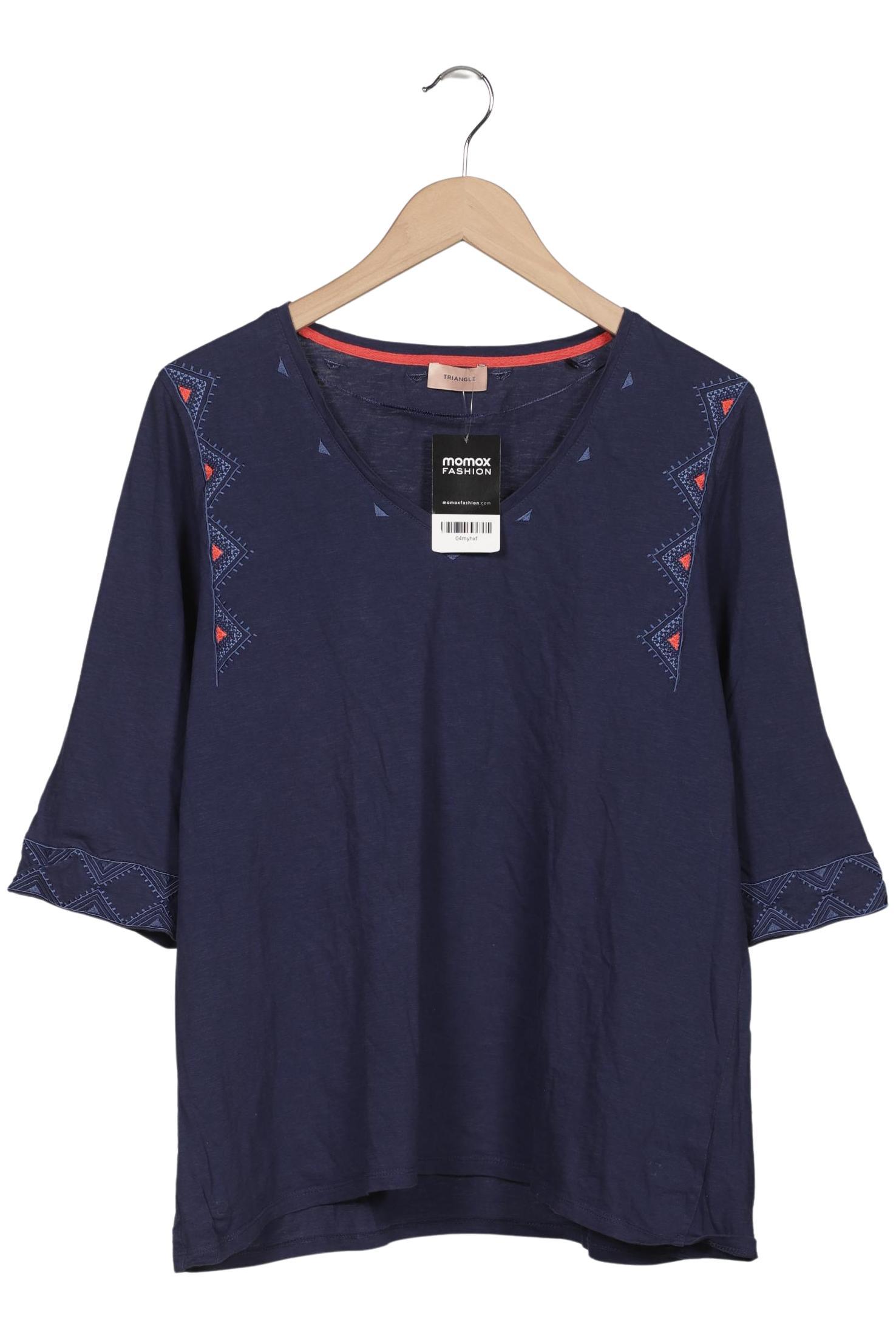 

Triangle Damen Langarmshirt, marineblau, Gr. 48