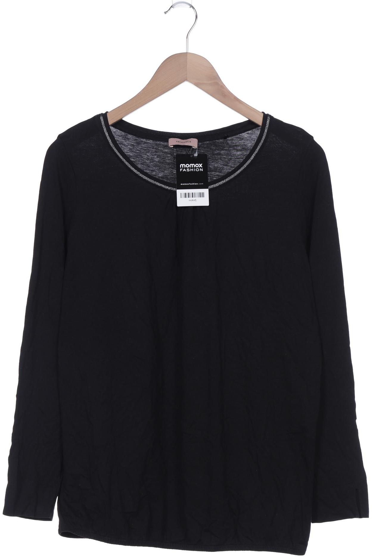 

Triangle Damen Langarmshirt, schwarz, Gr. 40