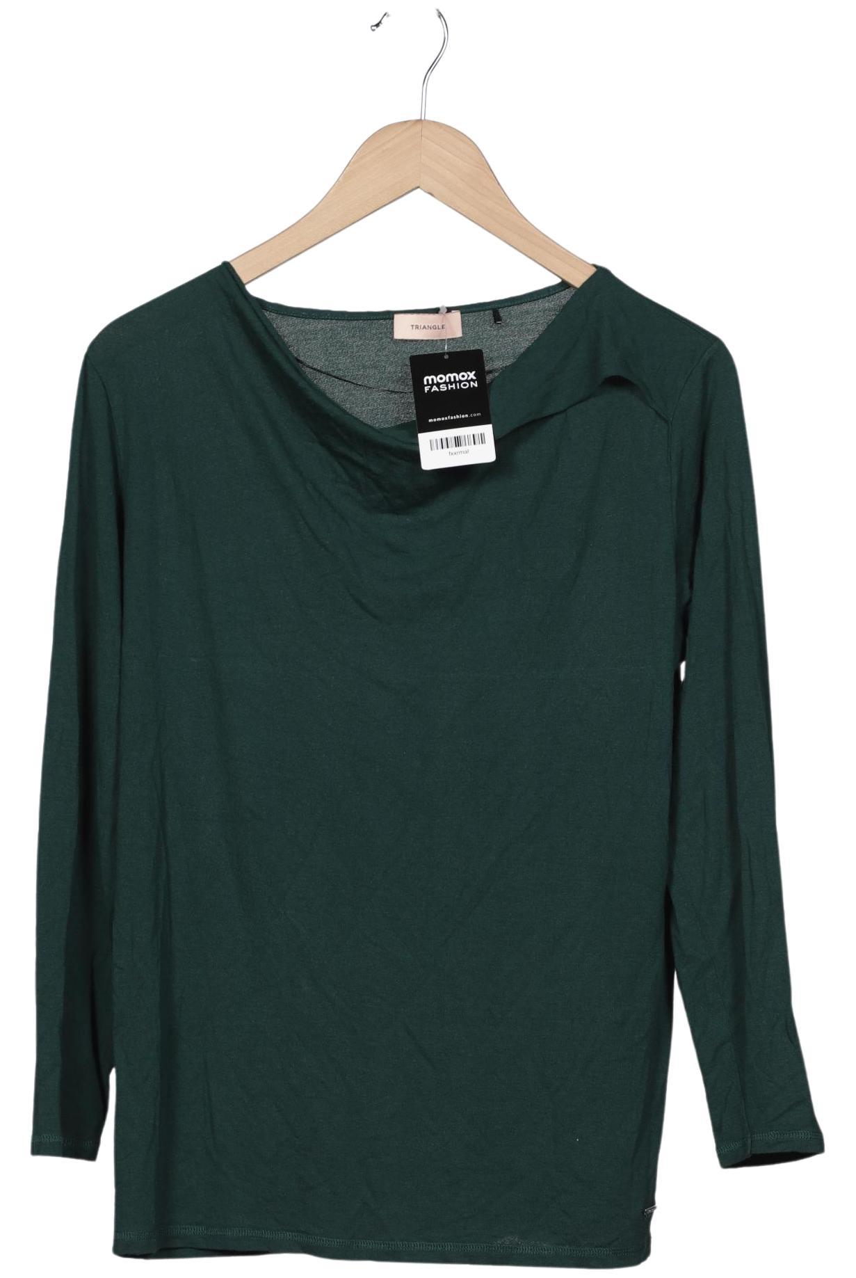 

Triangle Damen Langarmshirt, grün, Gr. 42