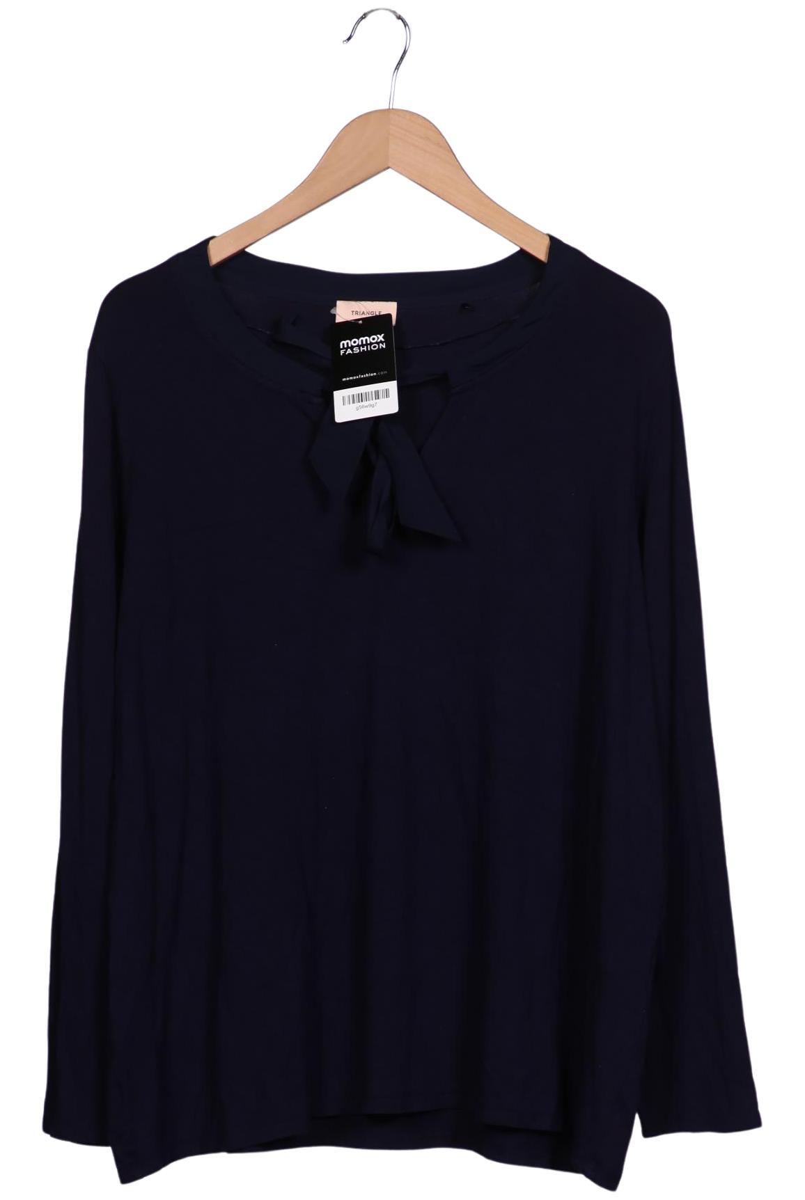 

Triangle Damen Langarmshirt, marineblau, Gr. 48