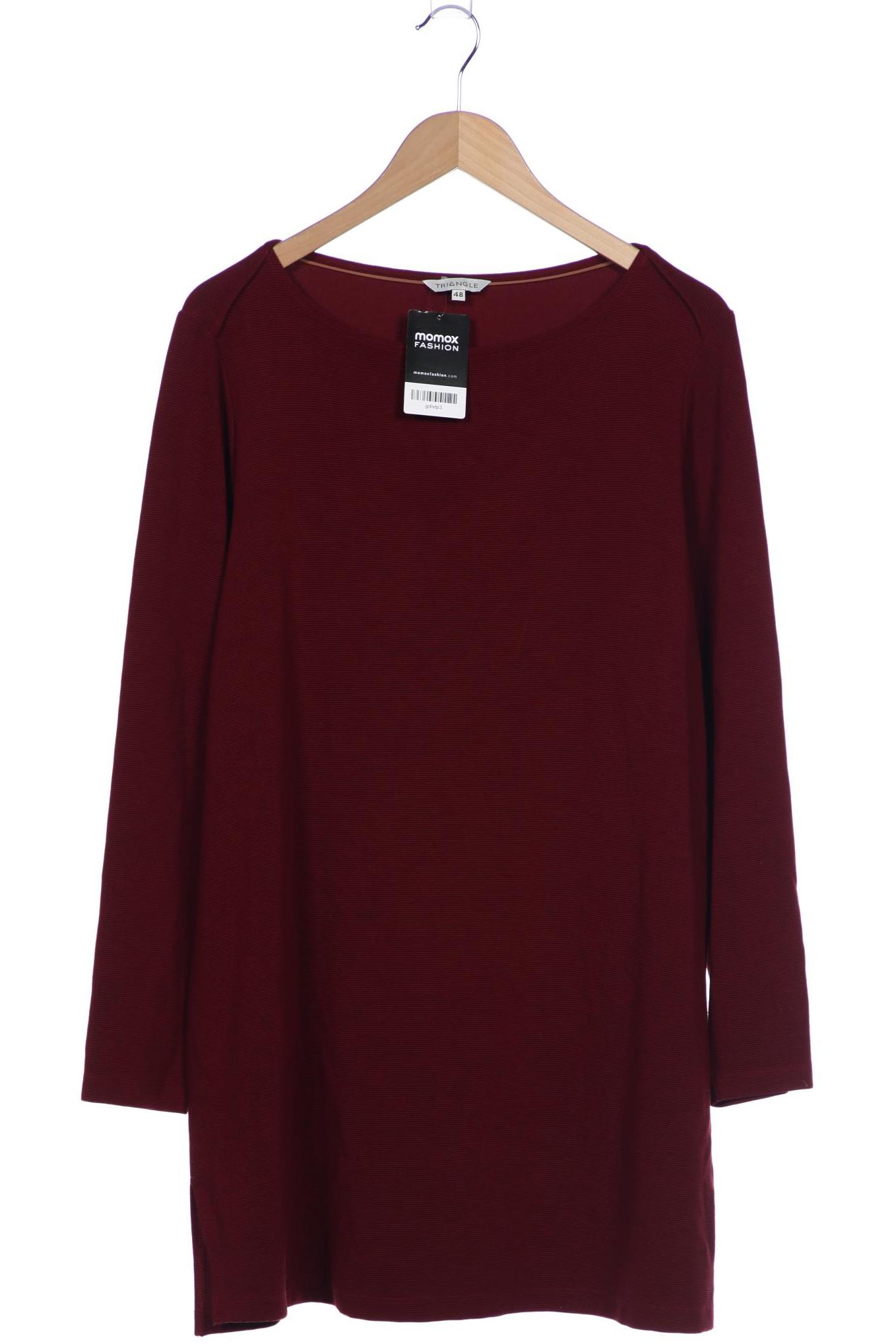 

Triangle Damen Langarmshirt, bordeaux, Gr. 48
