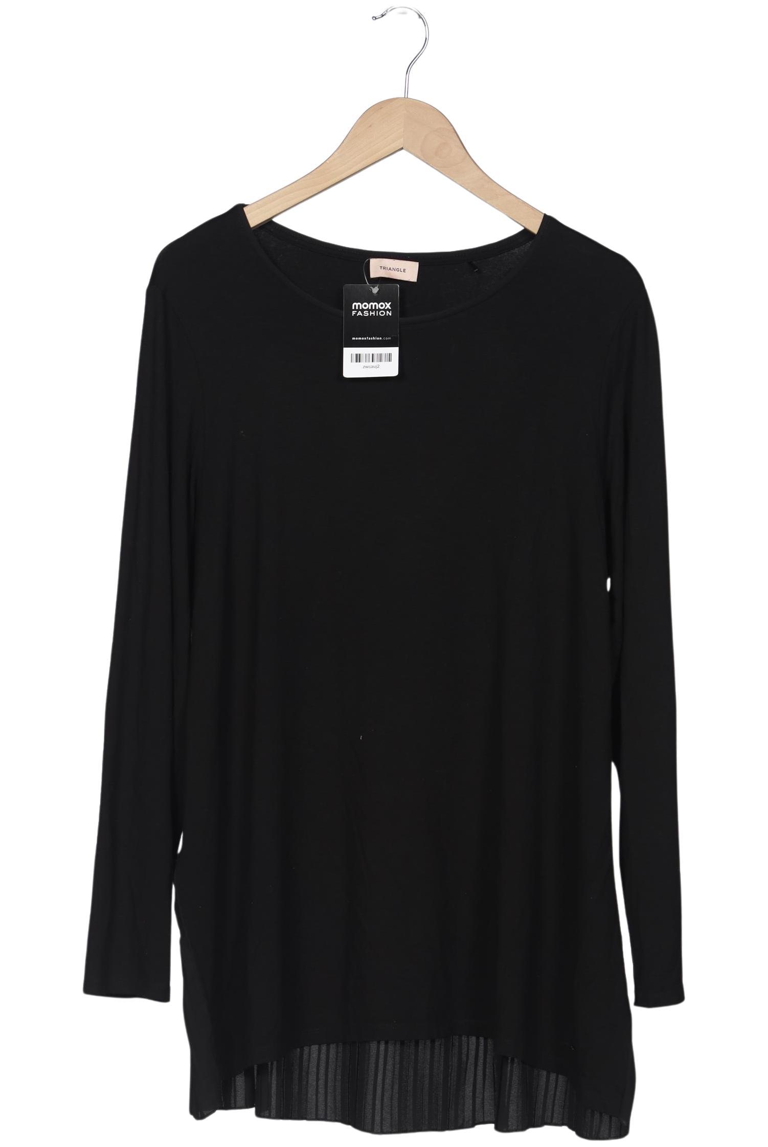 

Triangle Damen Langarmshirt, schwarz, Gr. 48