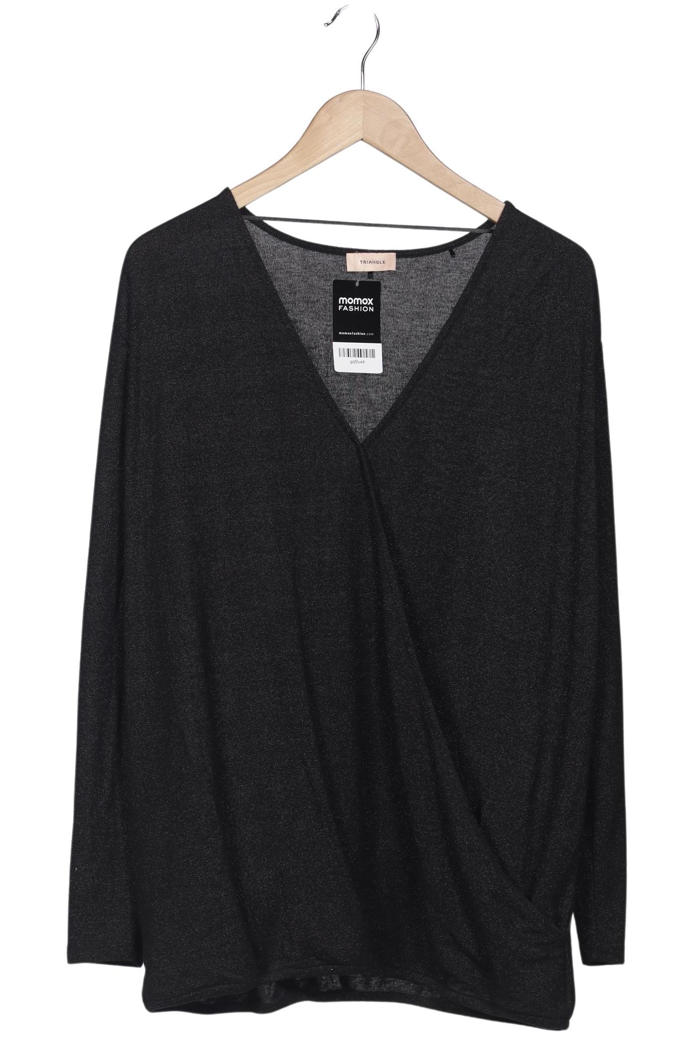 

Triangle Damen Langarmshirt, schwarz, Gr. 46